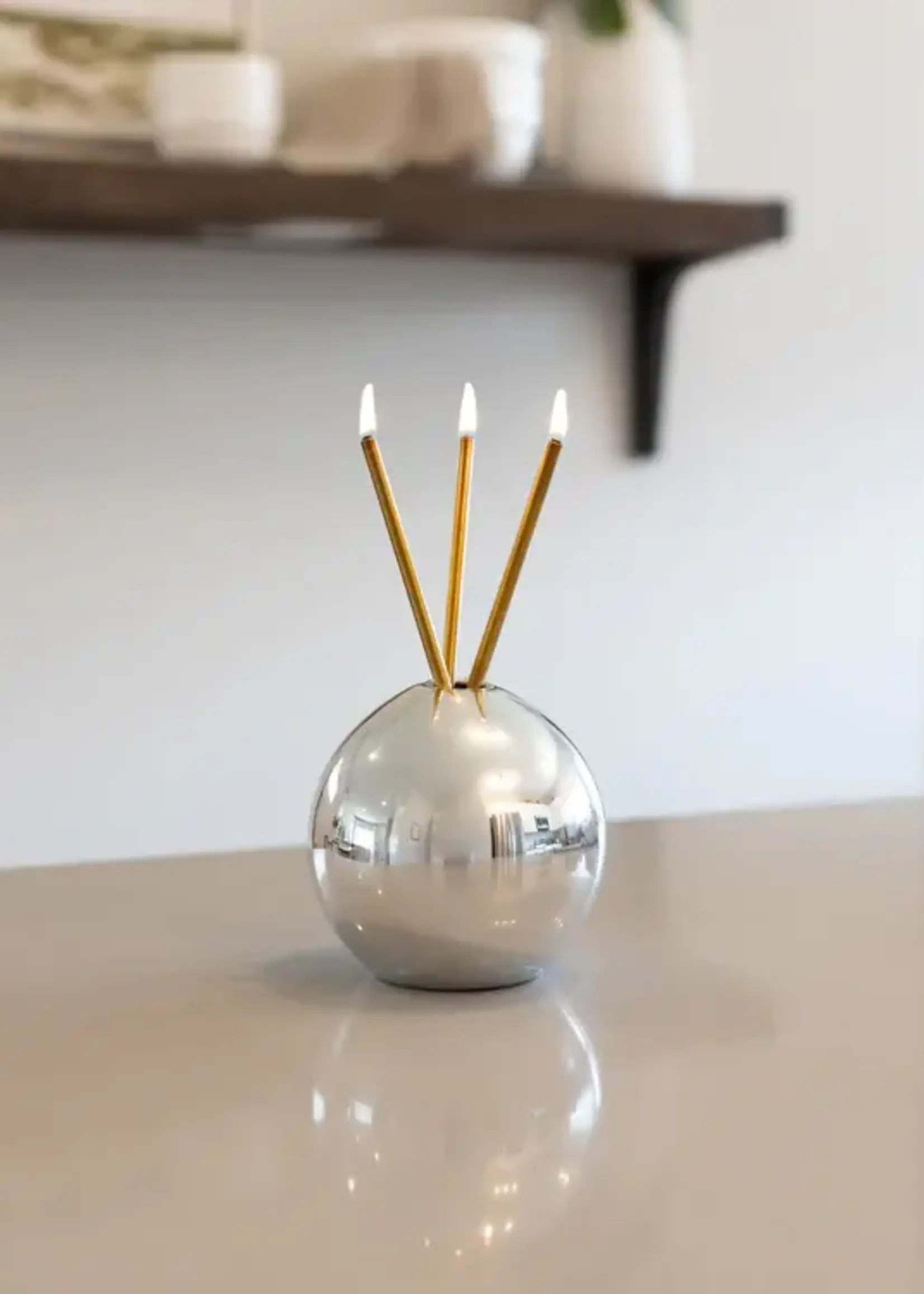 Everlasting Candle Co. Neva Metallic Vase