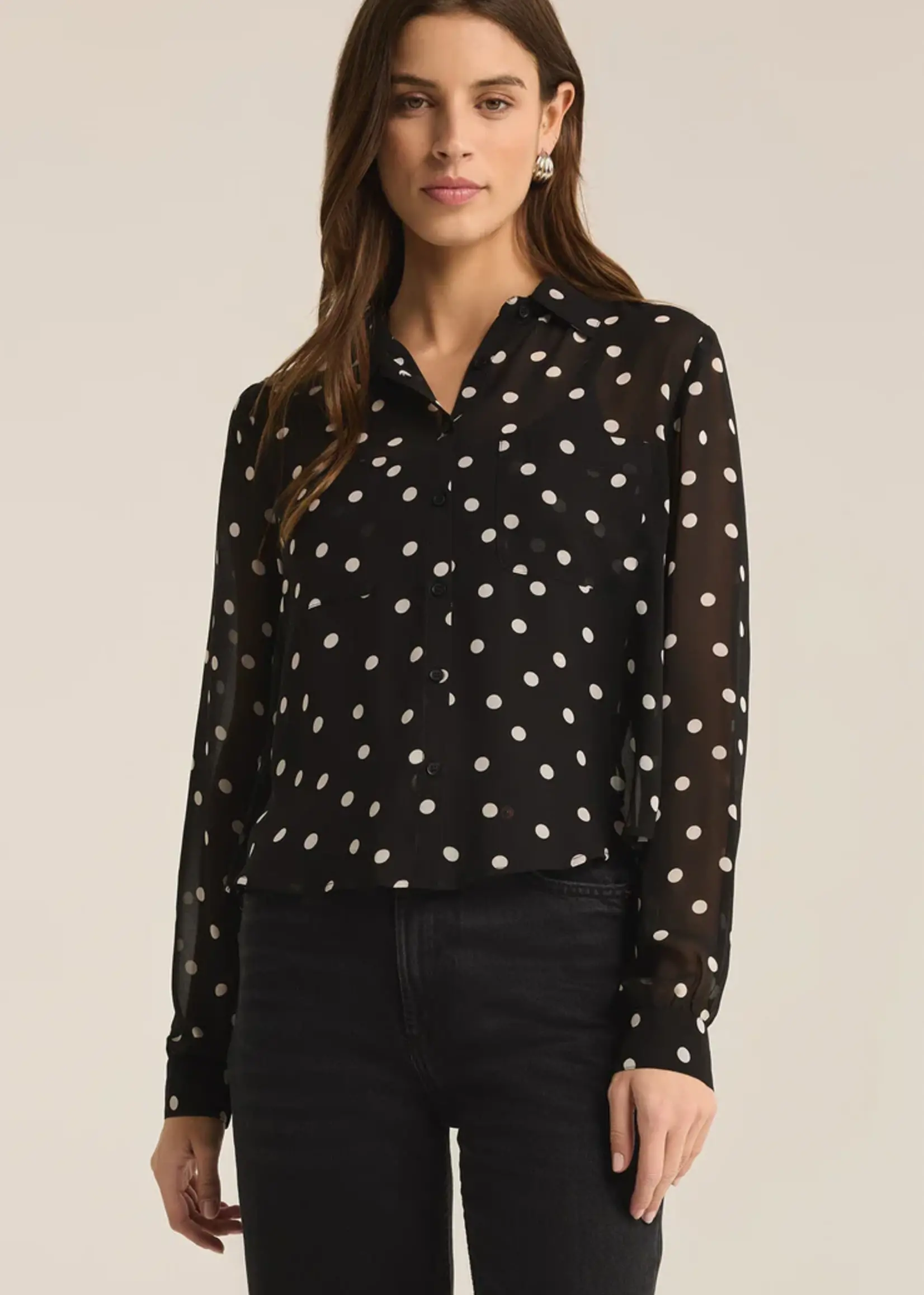 Z SUPPLY Vivienne Polka Dot Top