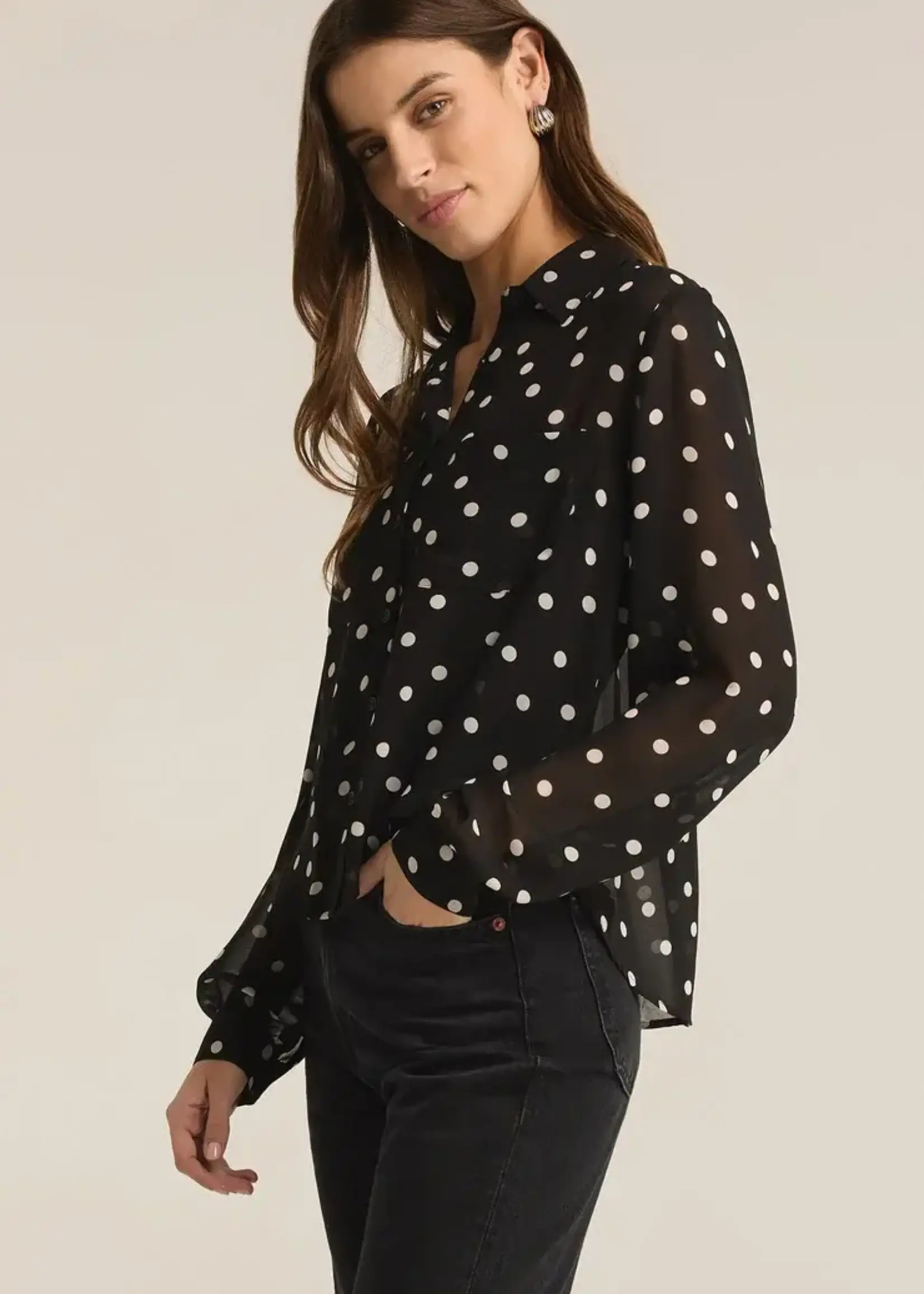 Z SUPPLY Vivienne Polka Dot Top