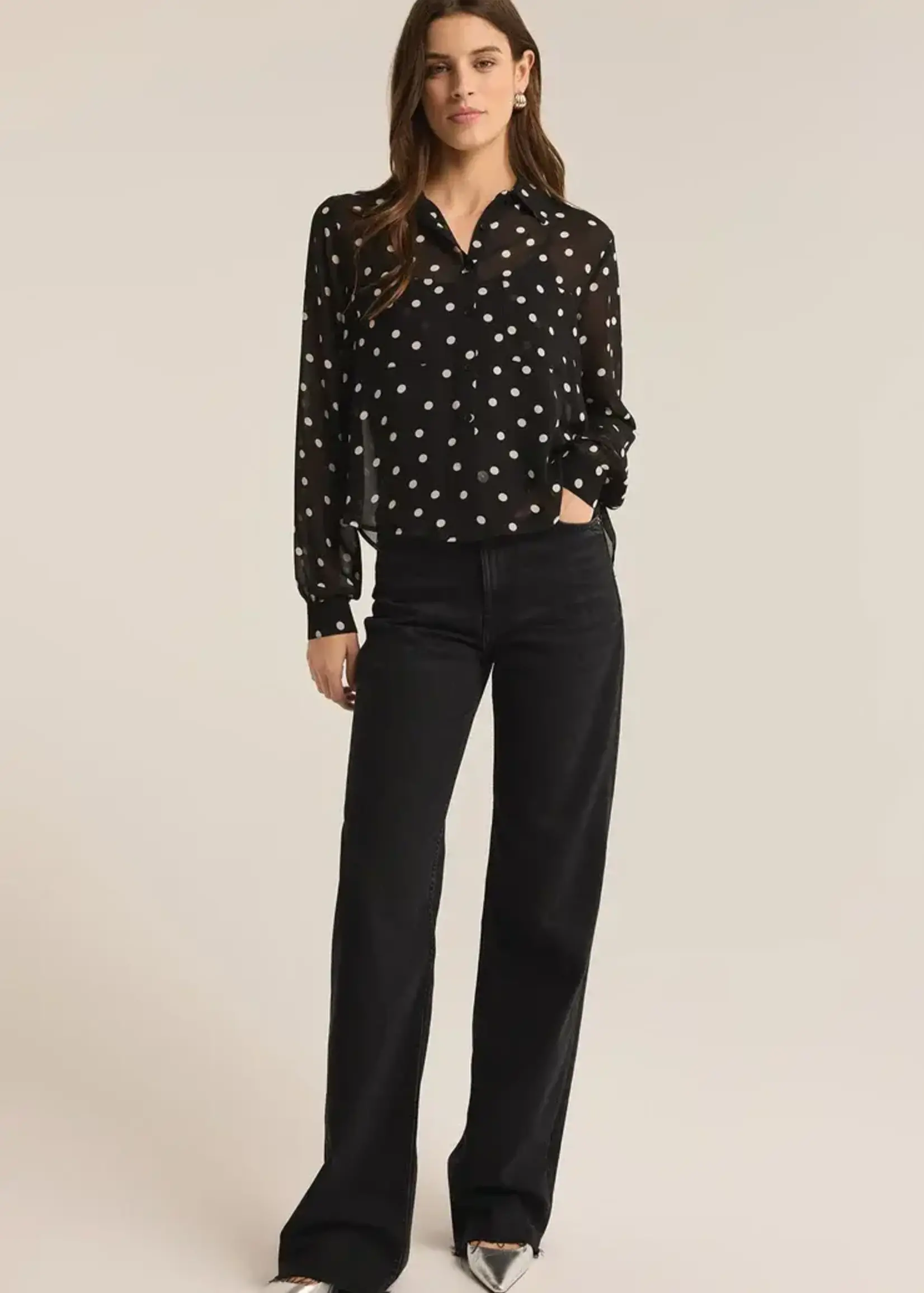 Z SUPPLY Vivienne Polka Dot Top