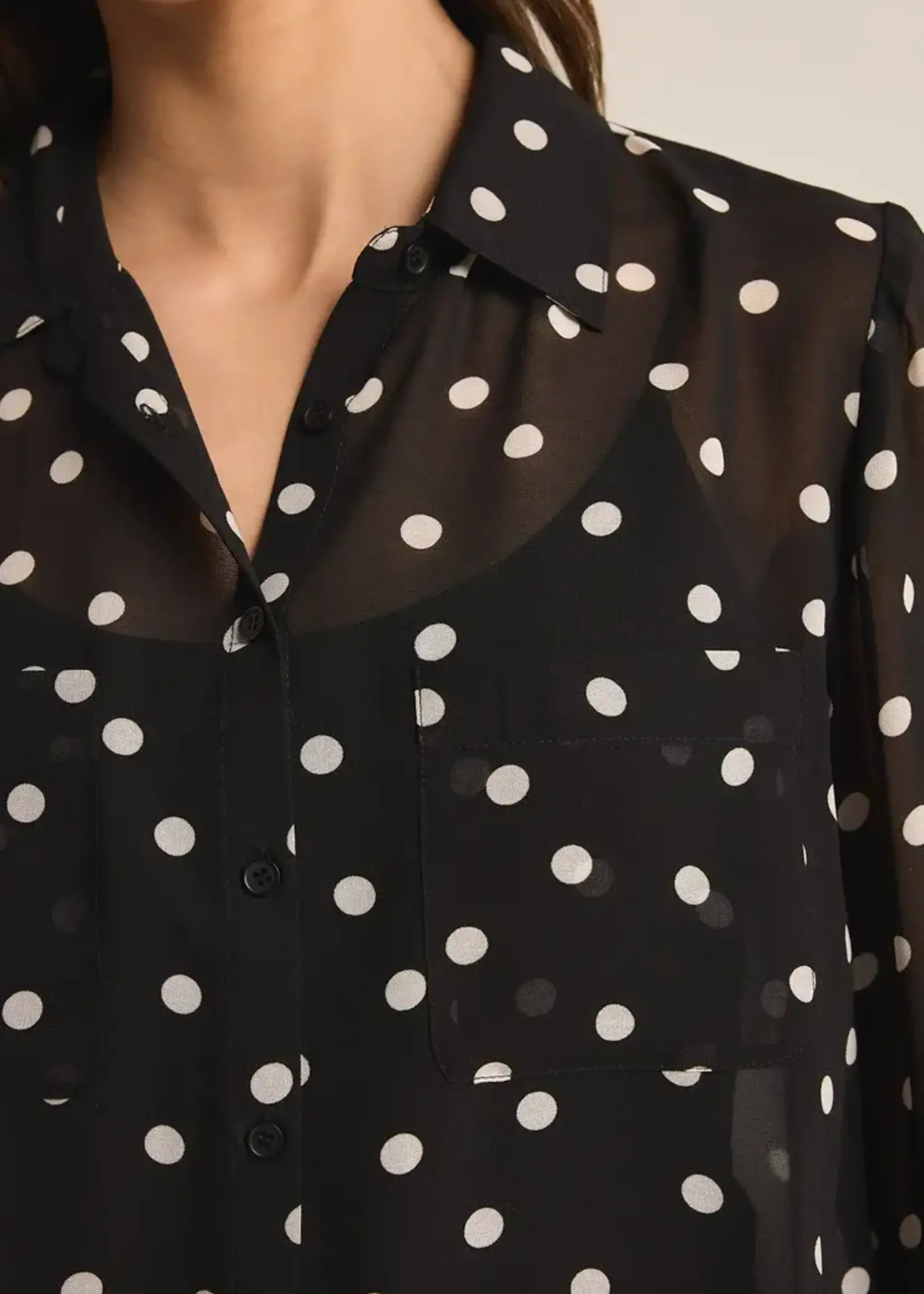 Z SUPPLY Vivienne Polka Dot Top