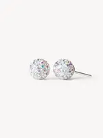 Hillberg & Berk Snowflake Sparkle Ball™ Stud Earrings