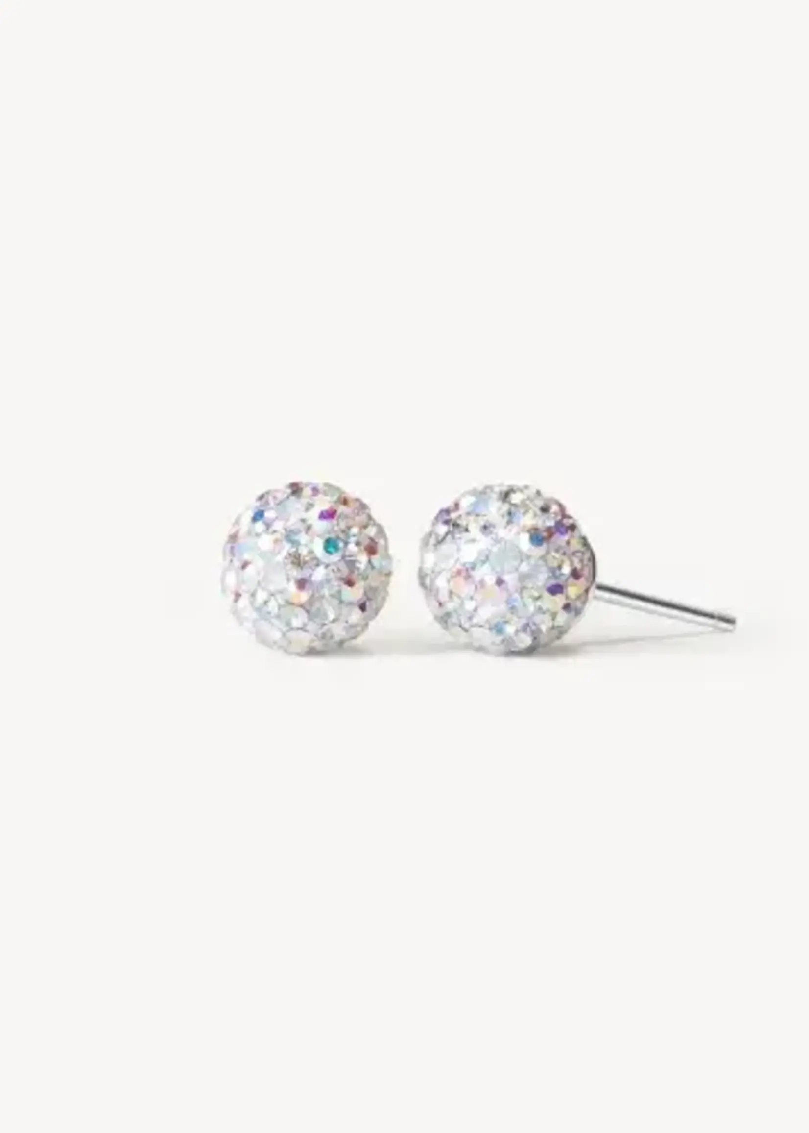 Hillberg & Berk Snowflake Sparkle Ball™ Stud Earrings