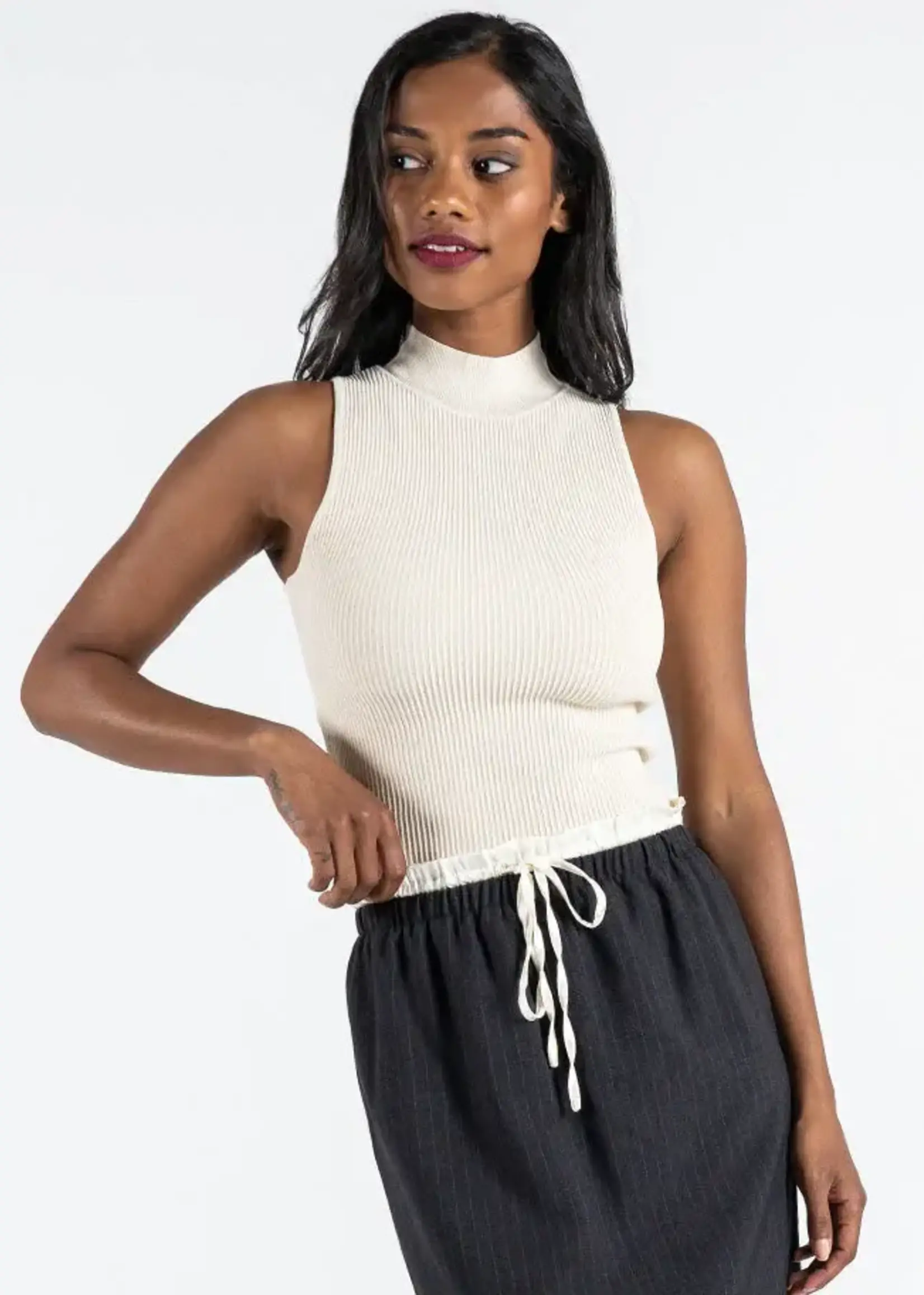C'est Moi Clothing Ottoman Rib Tank