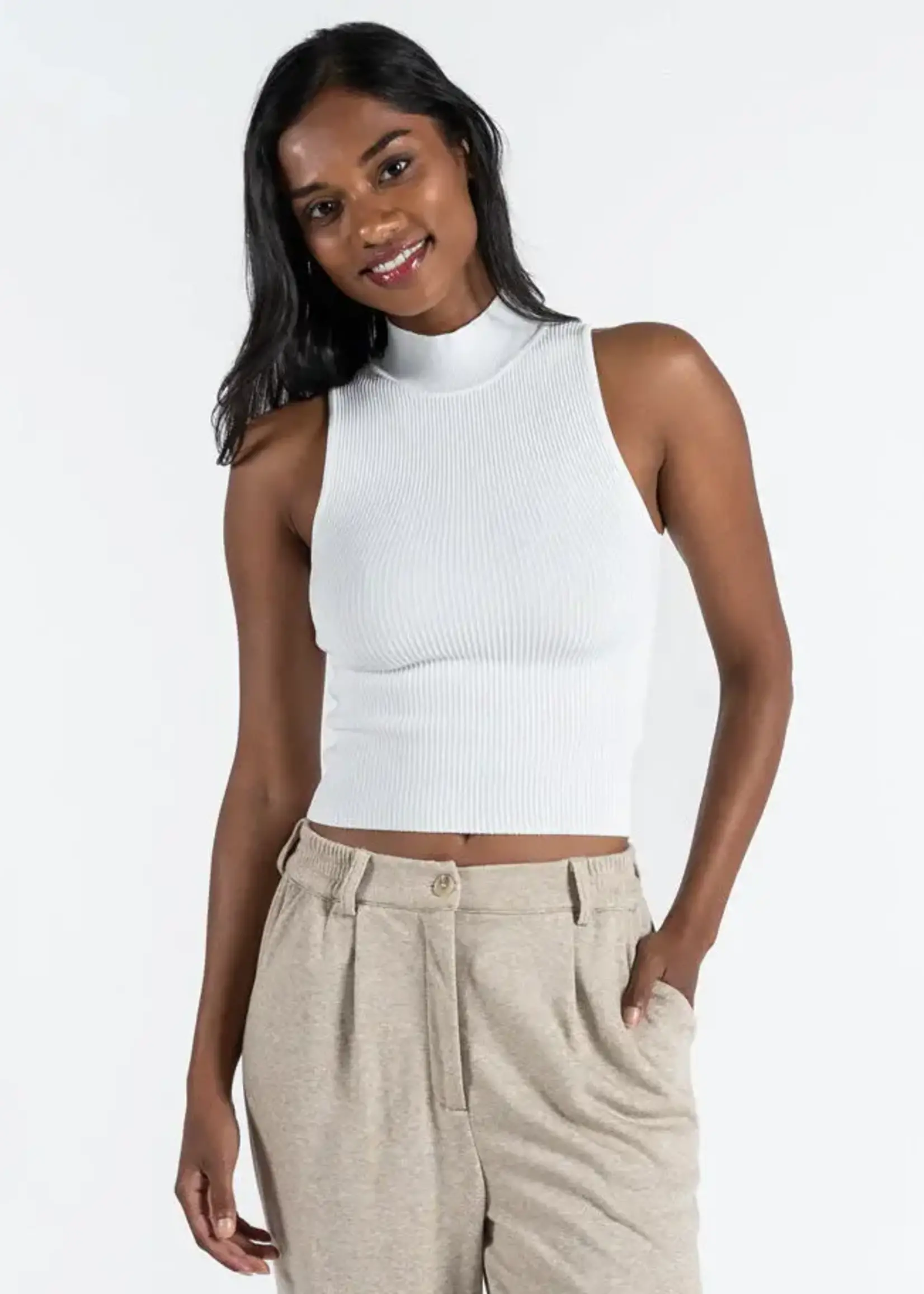 C'est Moi Clothing Ottoman Rib Tank