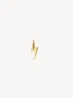 Hillberg & Berk Gold Mini Lightening Stud Earrings