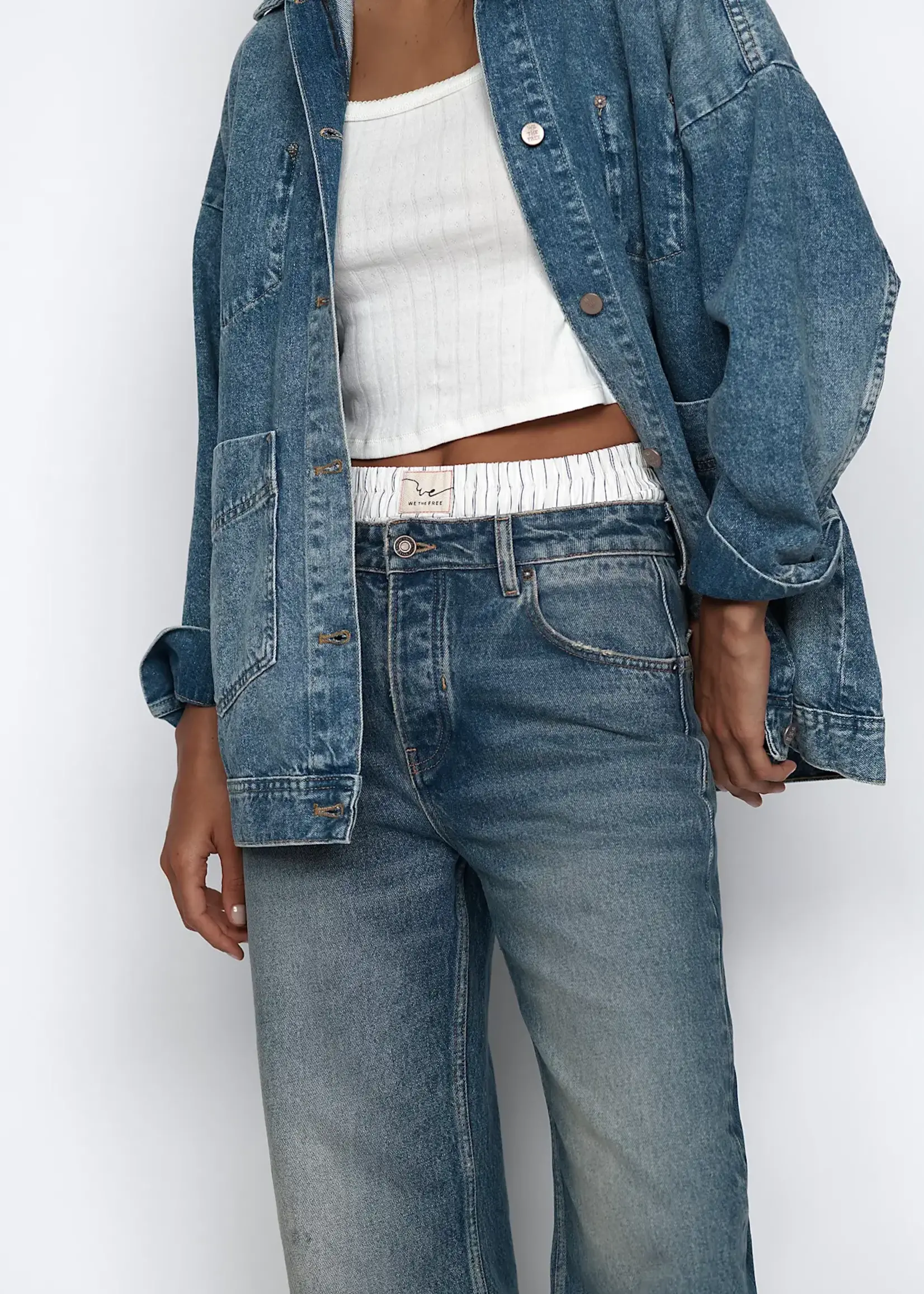 Free People Avery Denim Jacket