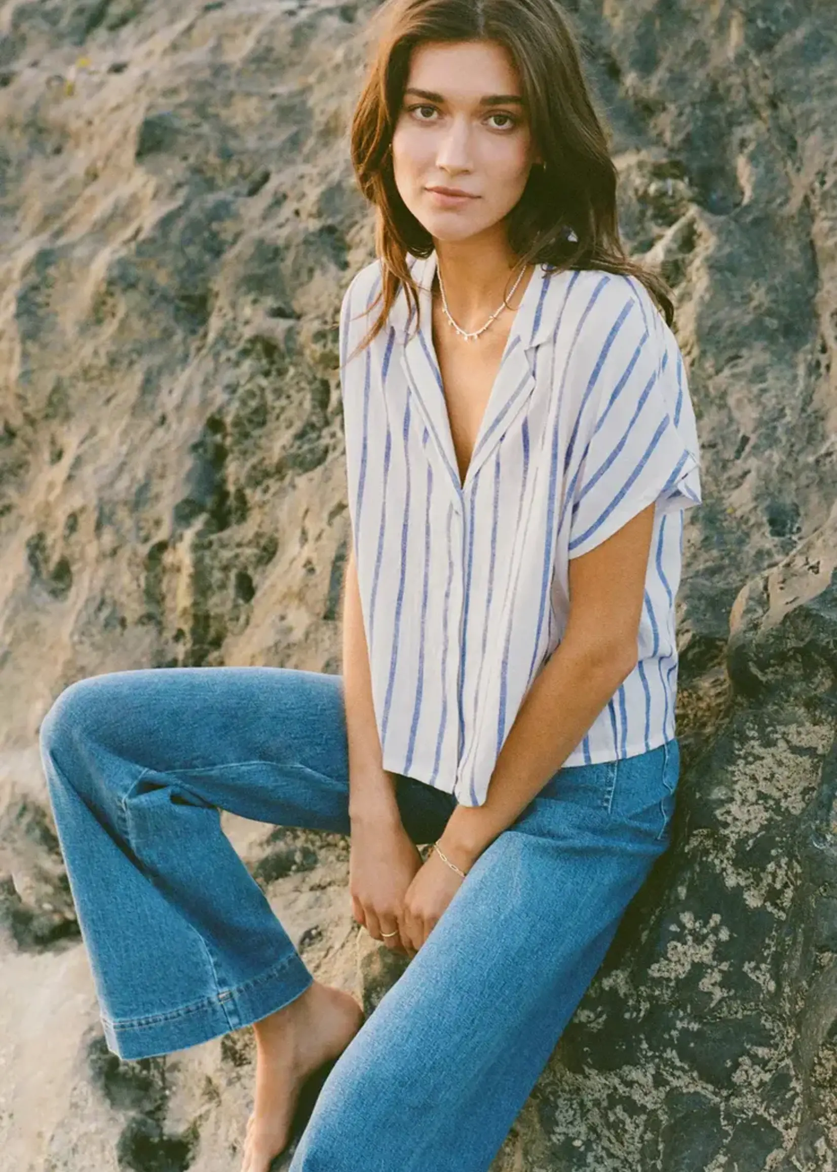 Z SUPPLY Parellel Button Down Top