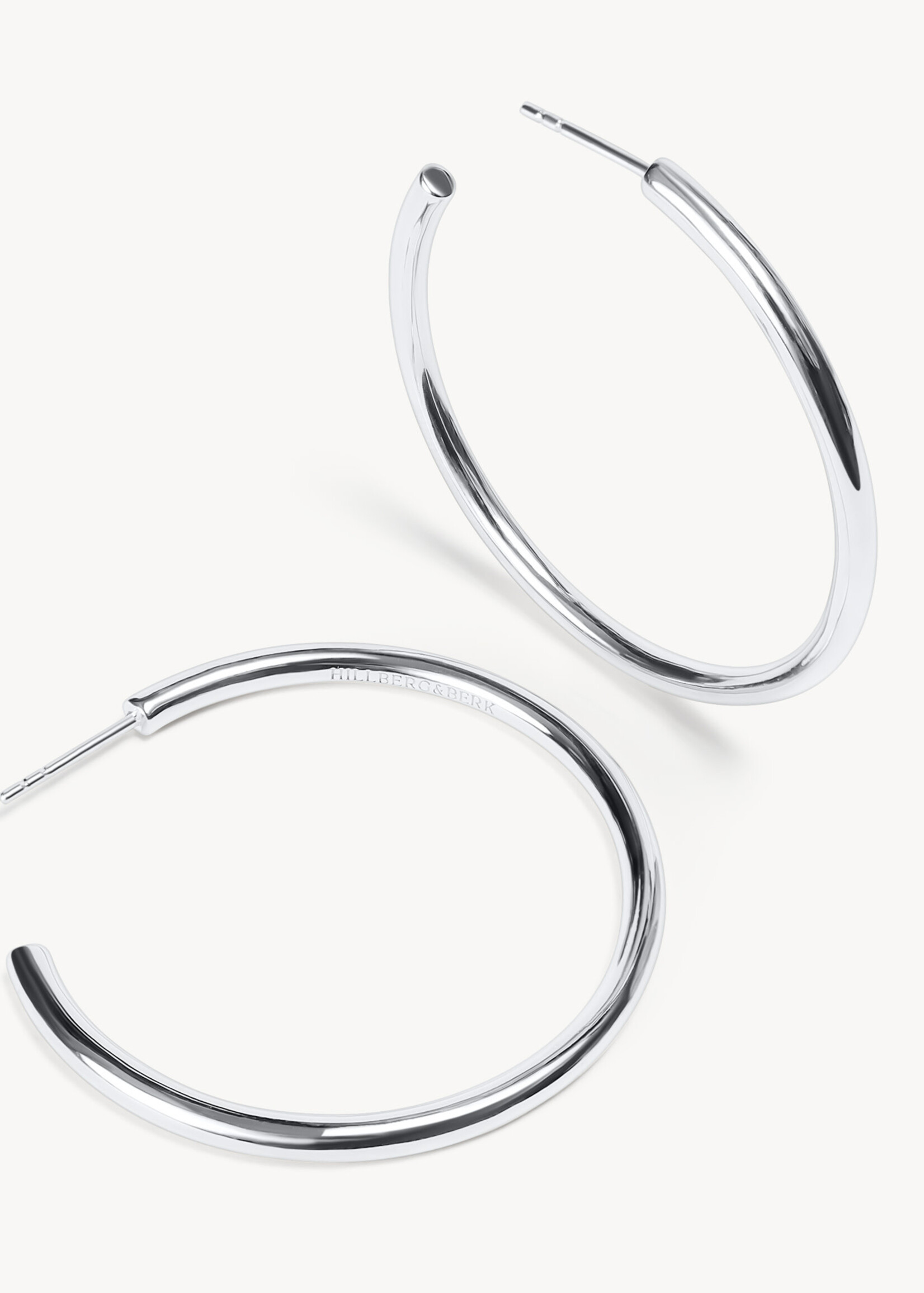 Hillberg & Berk Lightweight Statement Hoop Earring