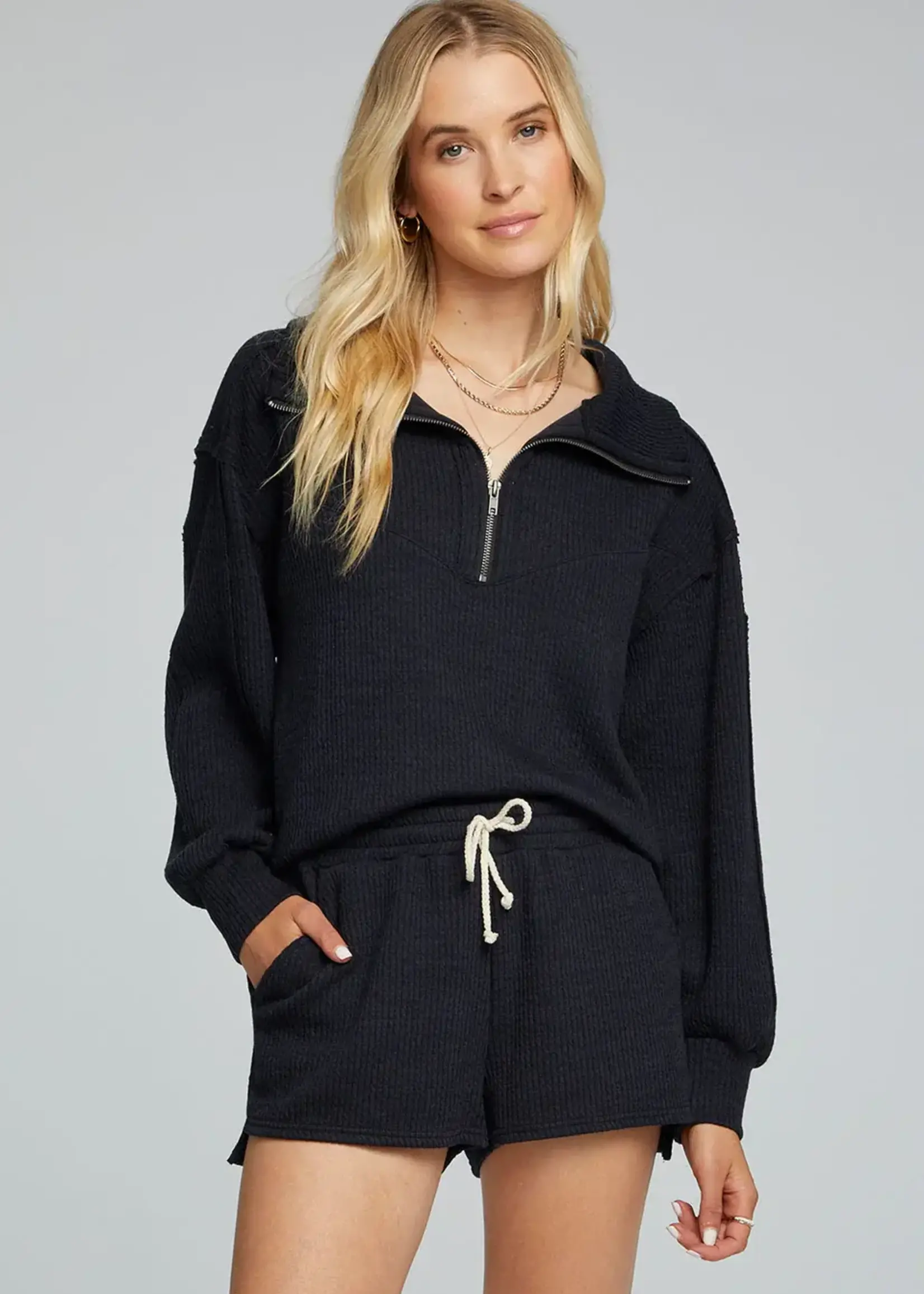 Saltwater Luxe Half Zip Raglan Pullover