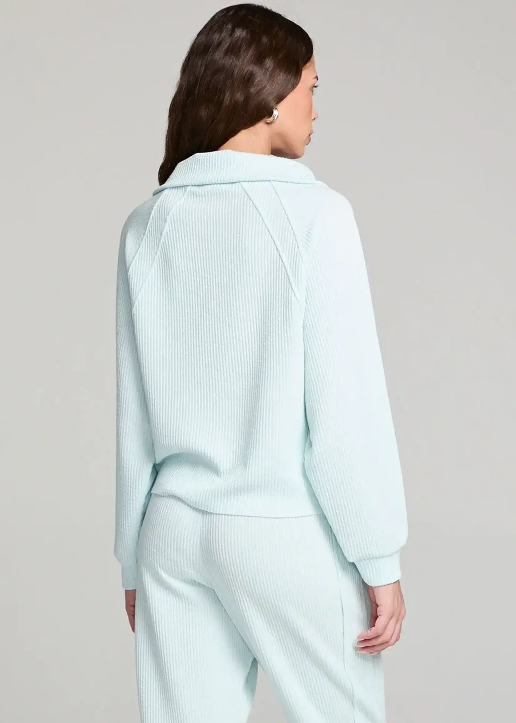 Saltwater Luxe Half Zip Raglan Pullover