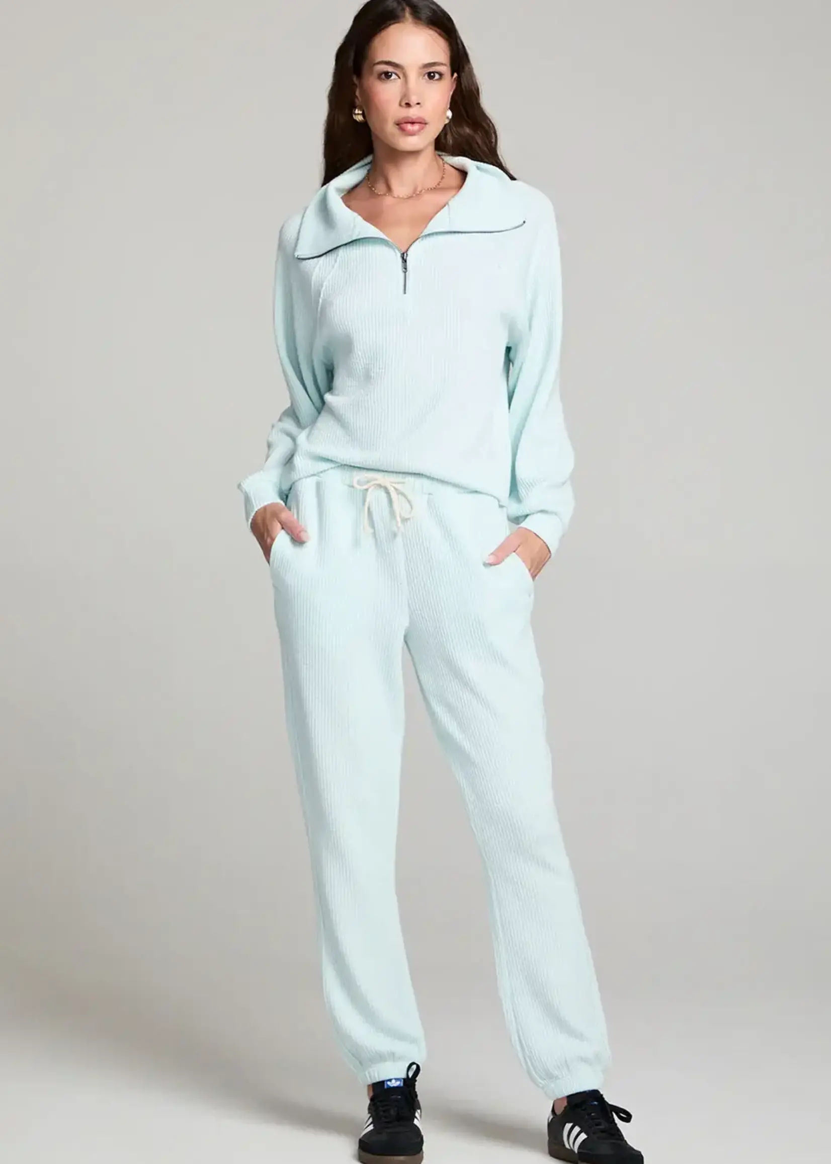 Saltwater Luxe Half Zip Raglan Pullover