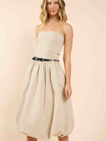 Sadie & Sage Happier Now Strapless Tube Bubble Dress