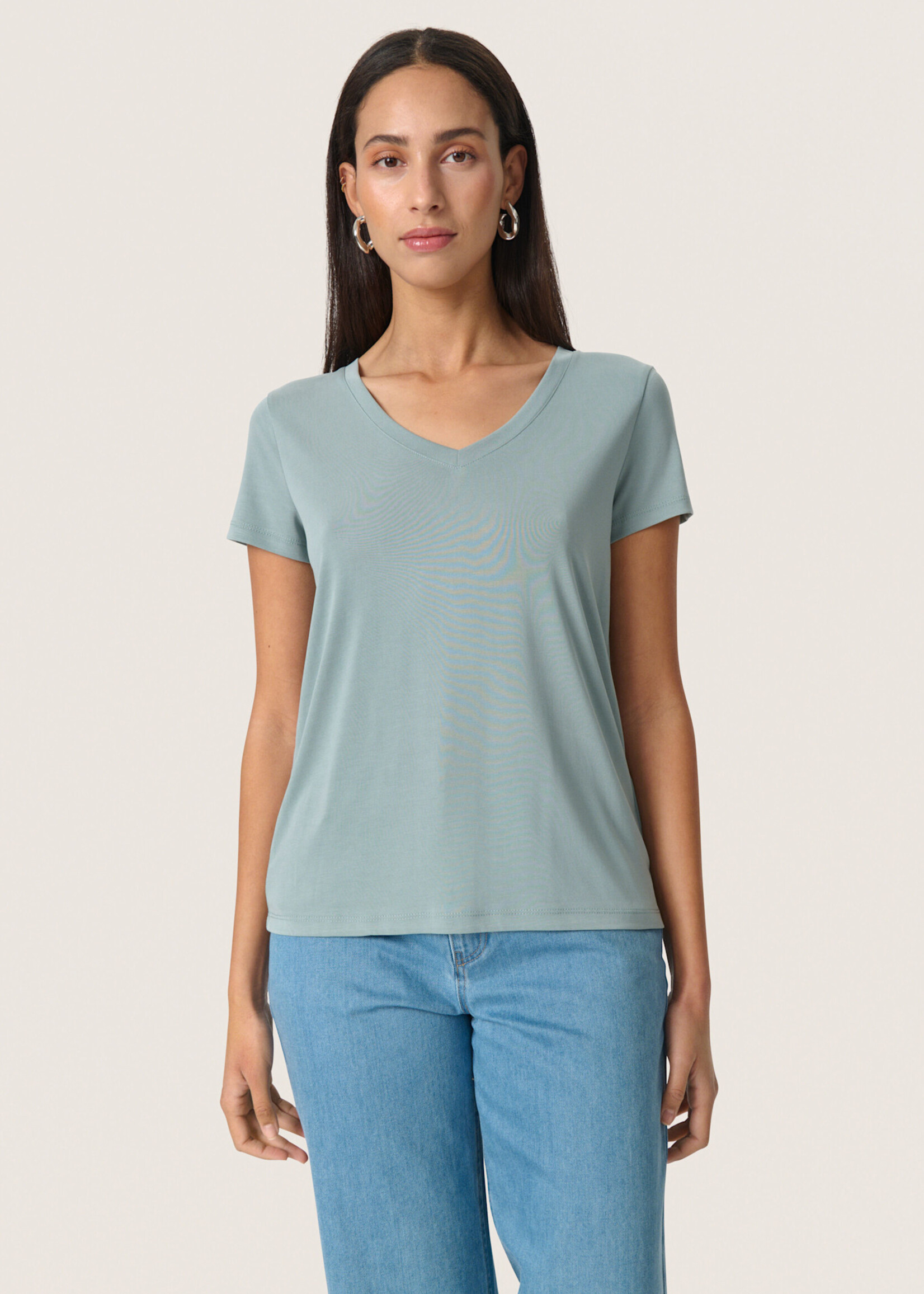 Soaked in Luxury Columbine V-Neck Tee