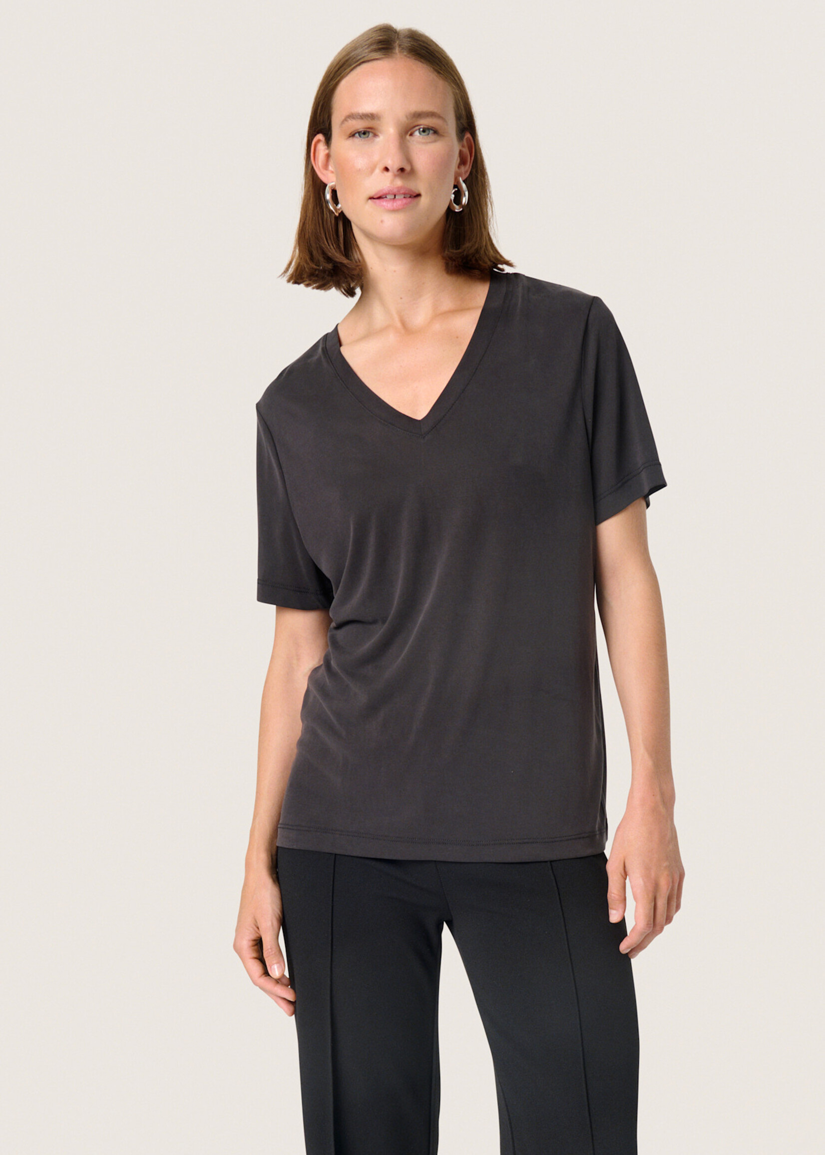 Soaked in Luxury Columbine V-Neck Tee