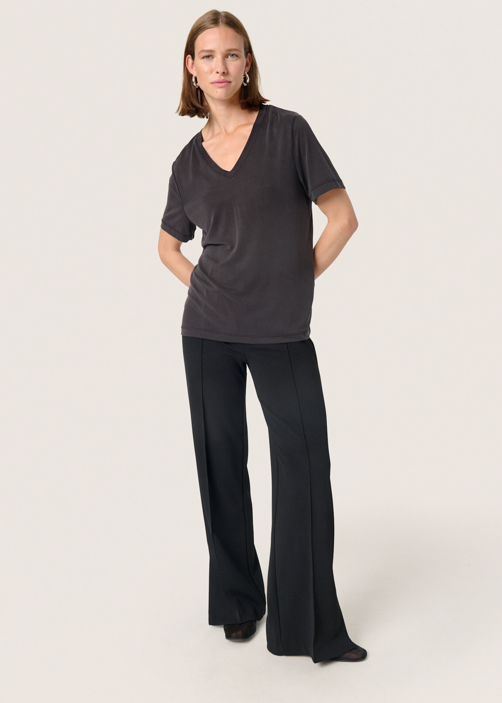 Soaked in Luxury Columbine V-Neck Tee