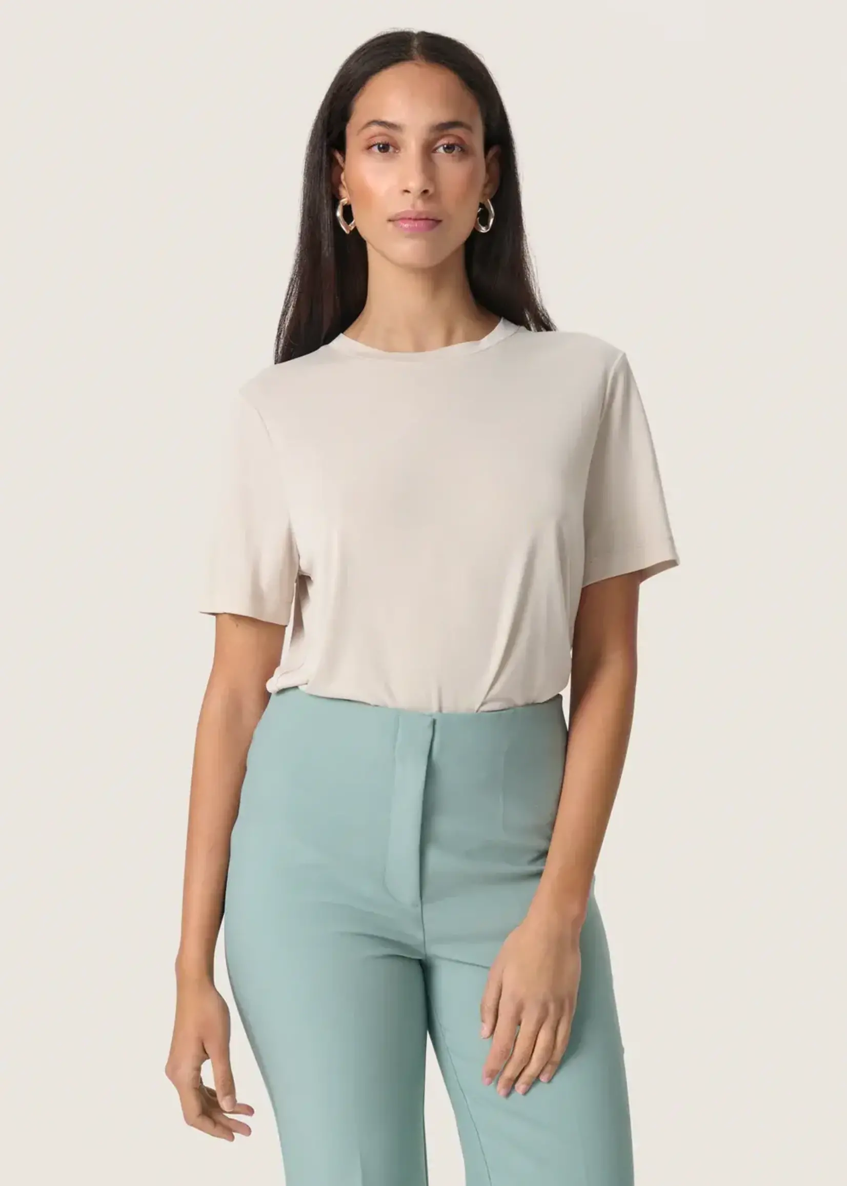 Soaked in Luxury Columbine Loose Fit Short Sleeve