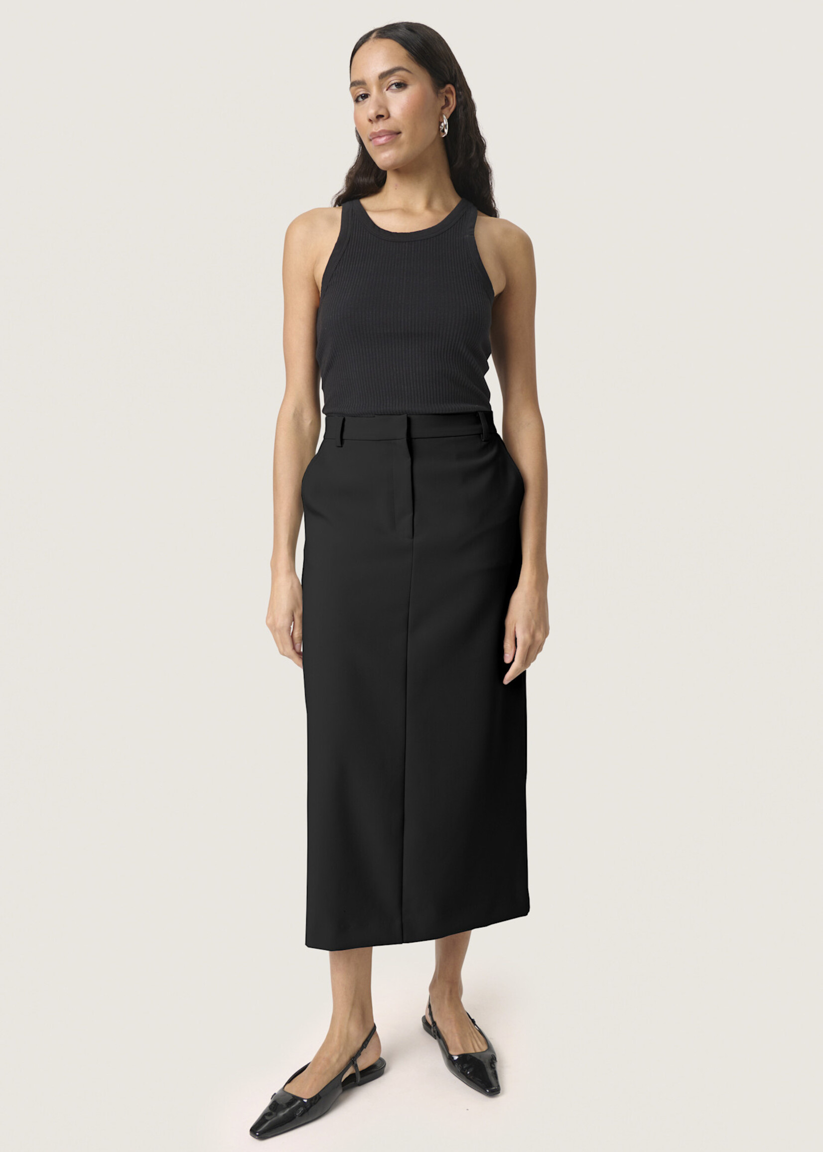Soaked in Luxury Corinne Long Pencil Skirt