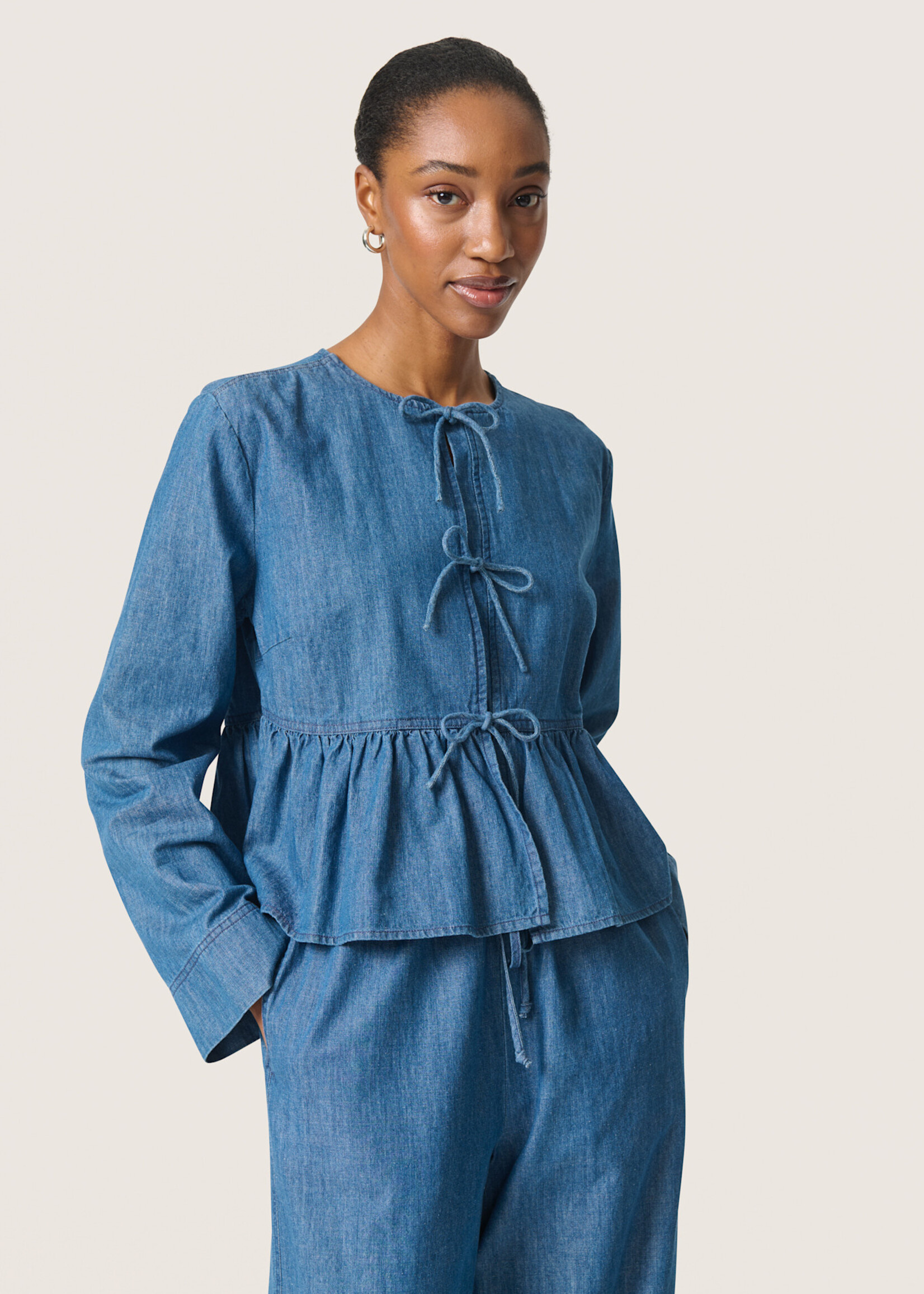 Soaked in Luxury Chamy Shirt Blouse
