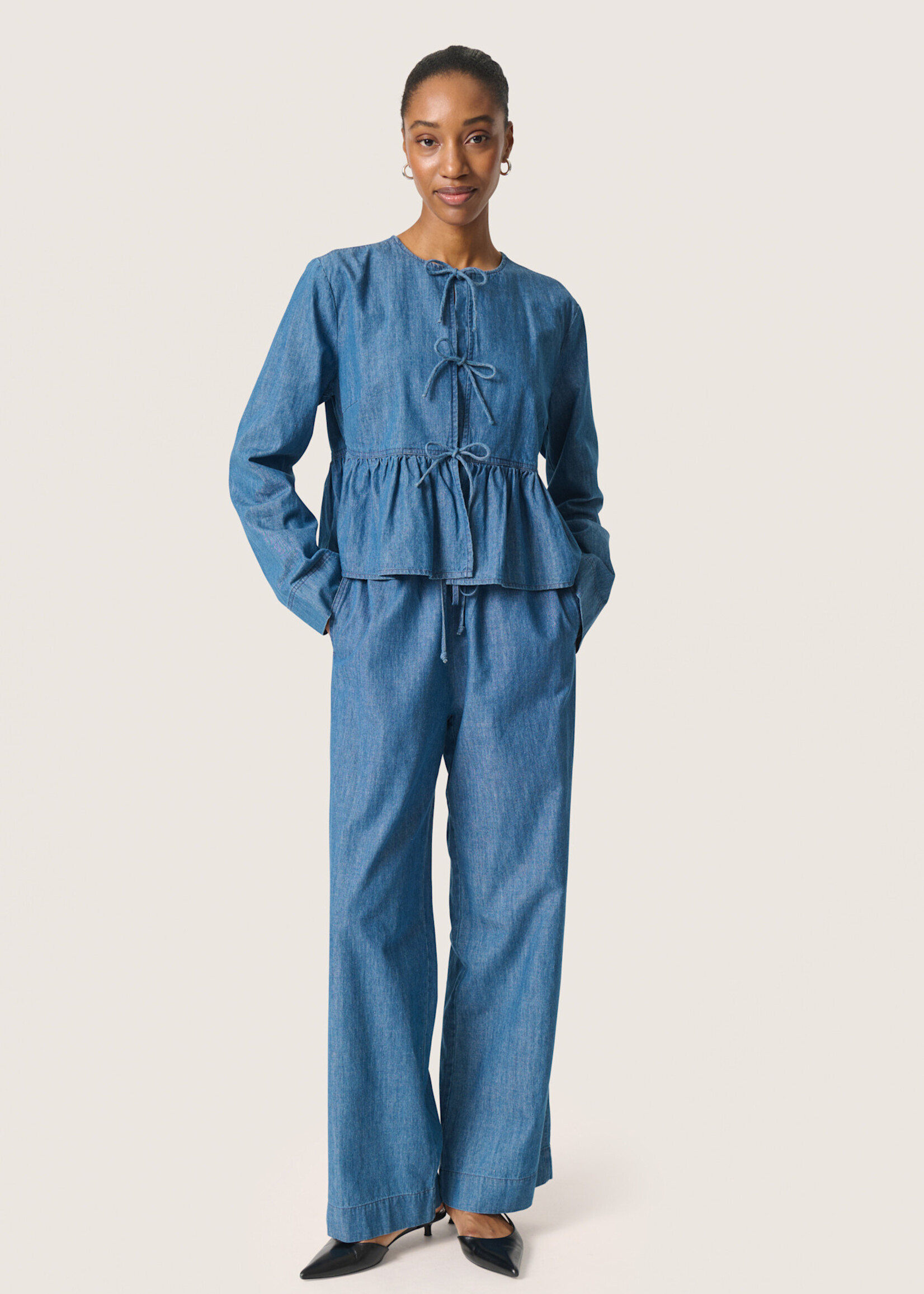 Soaked in Luxury Chamy Shirt Blouse