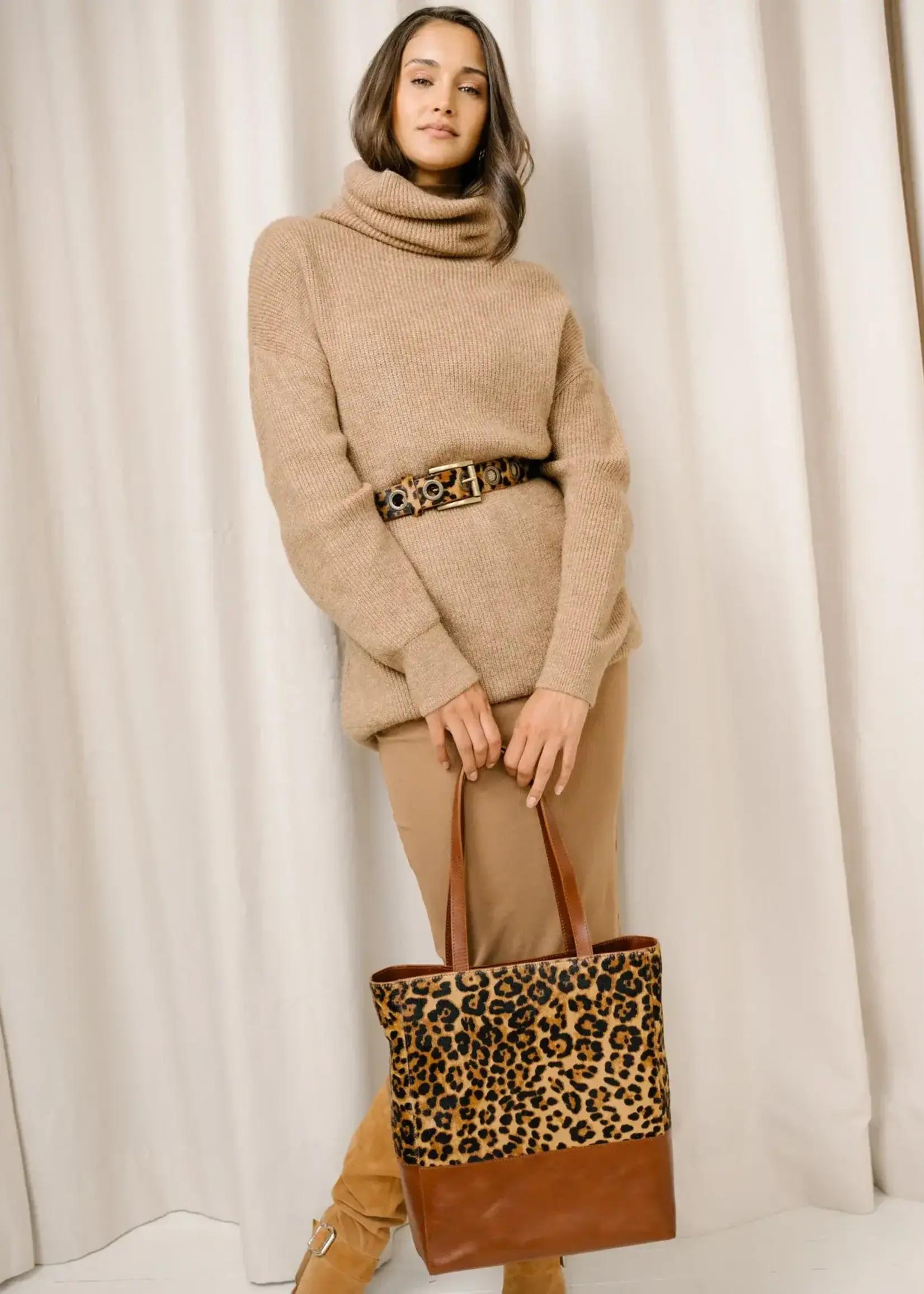 BRAVE Leather Saloso Hair-On Tote