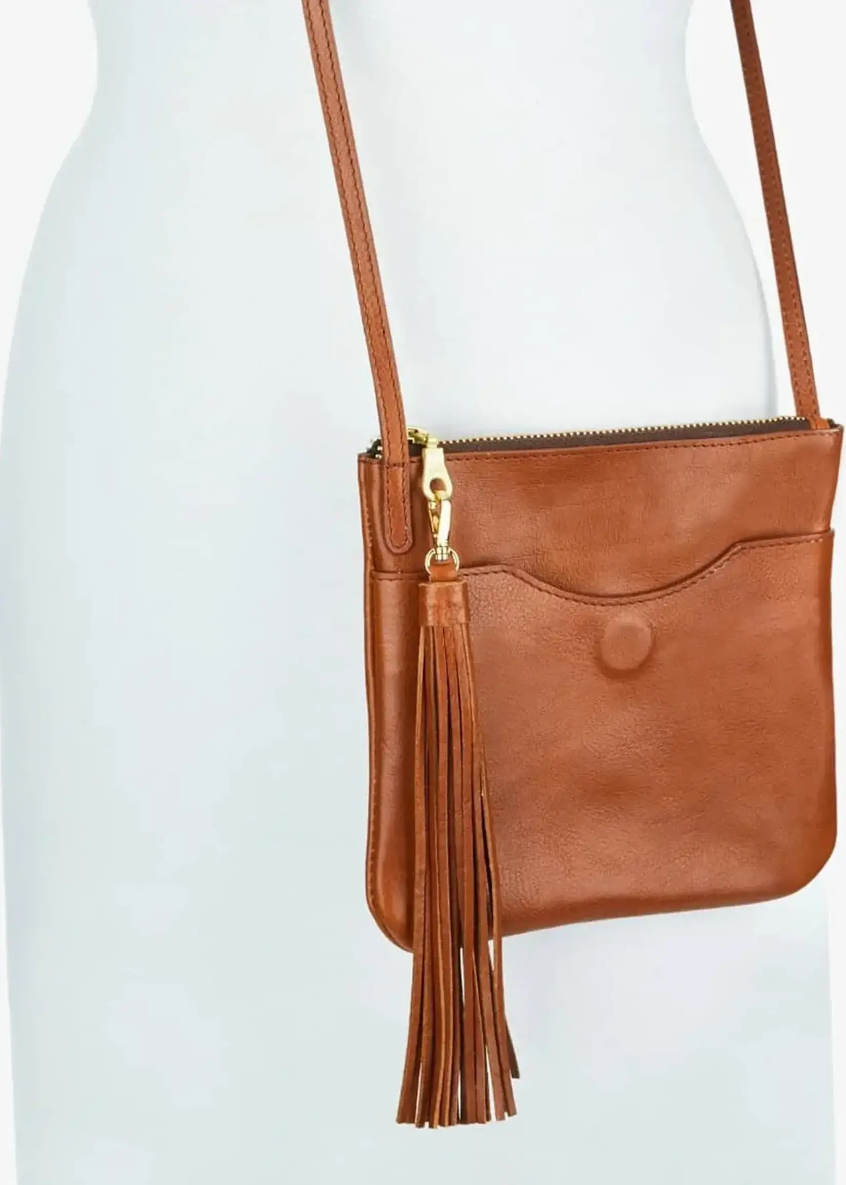 BRAVE Leather Dafne Vachetta Crossbody