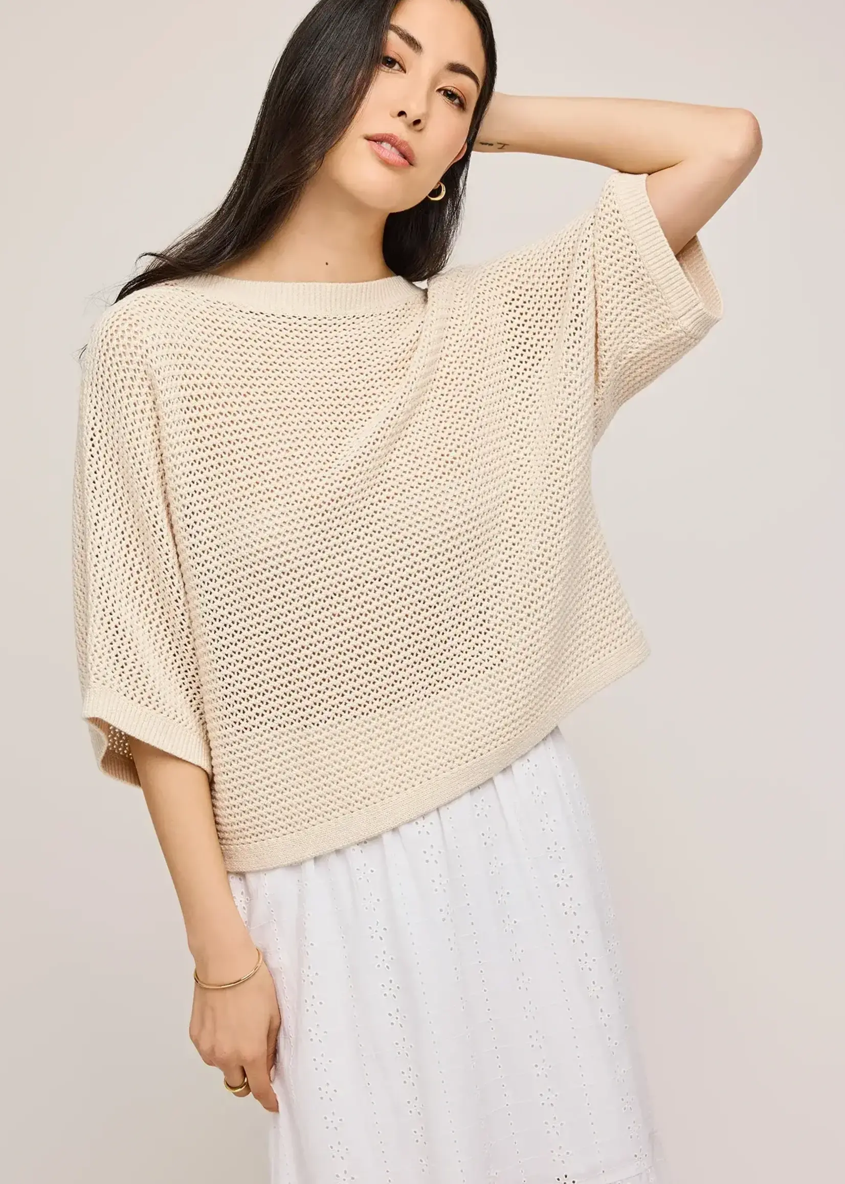 Gentle Fawn Samson Open Knit Pullover