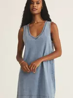 Z SUPPLY Sloane V-Neck Denim Dress
