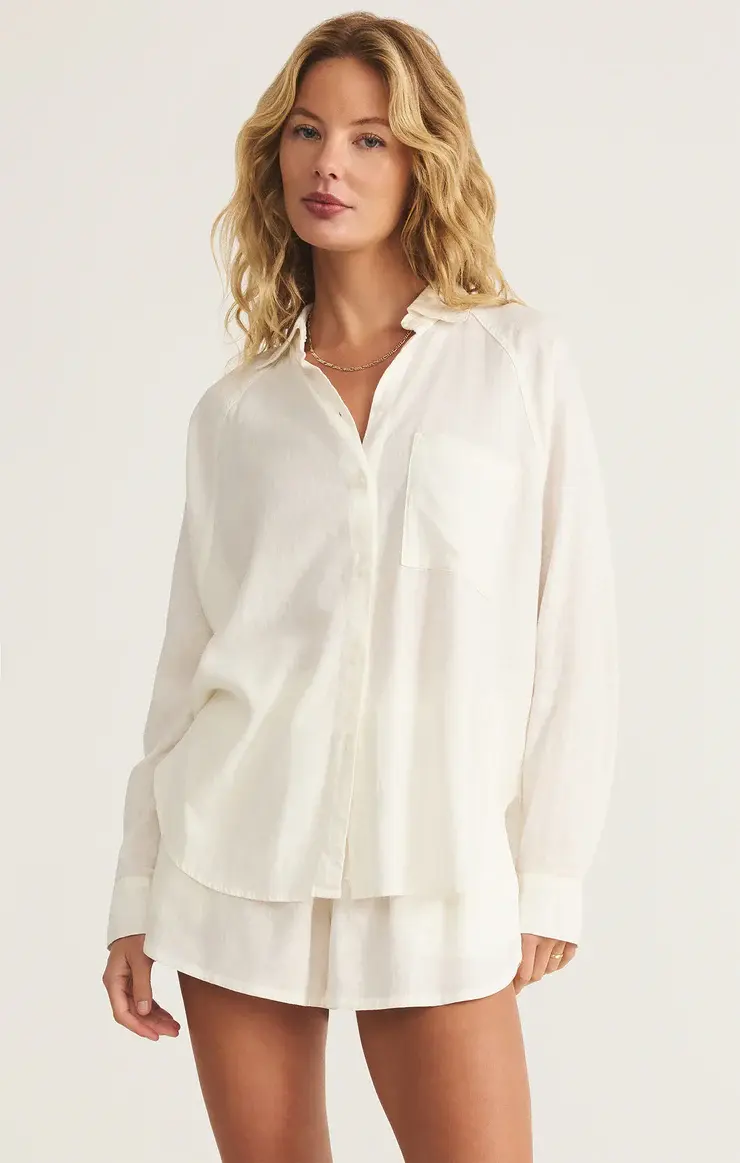 Z Supply The Perfect Linen Top