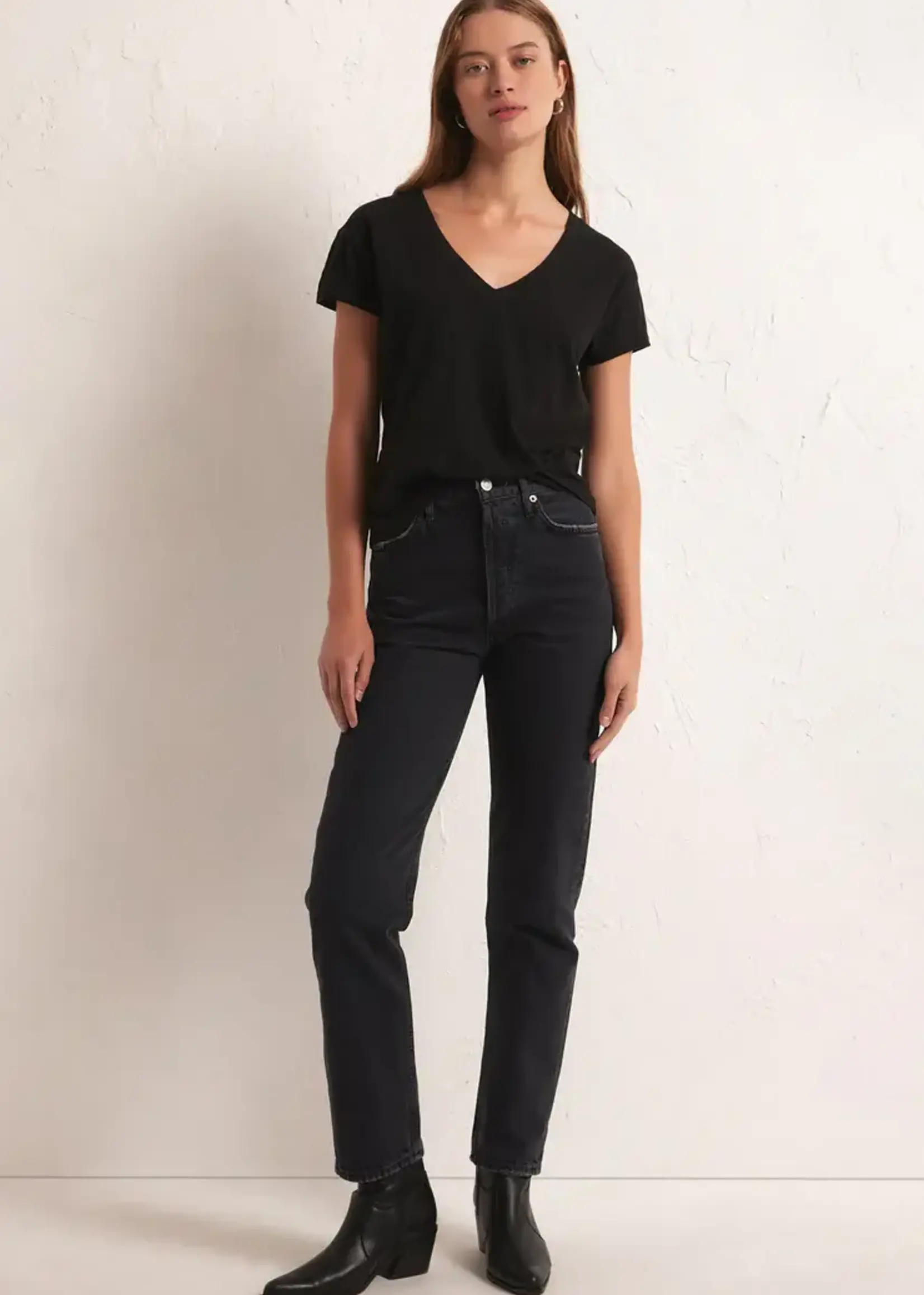 Z SUPPLY Modern V-Neck Tee