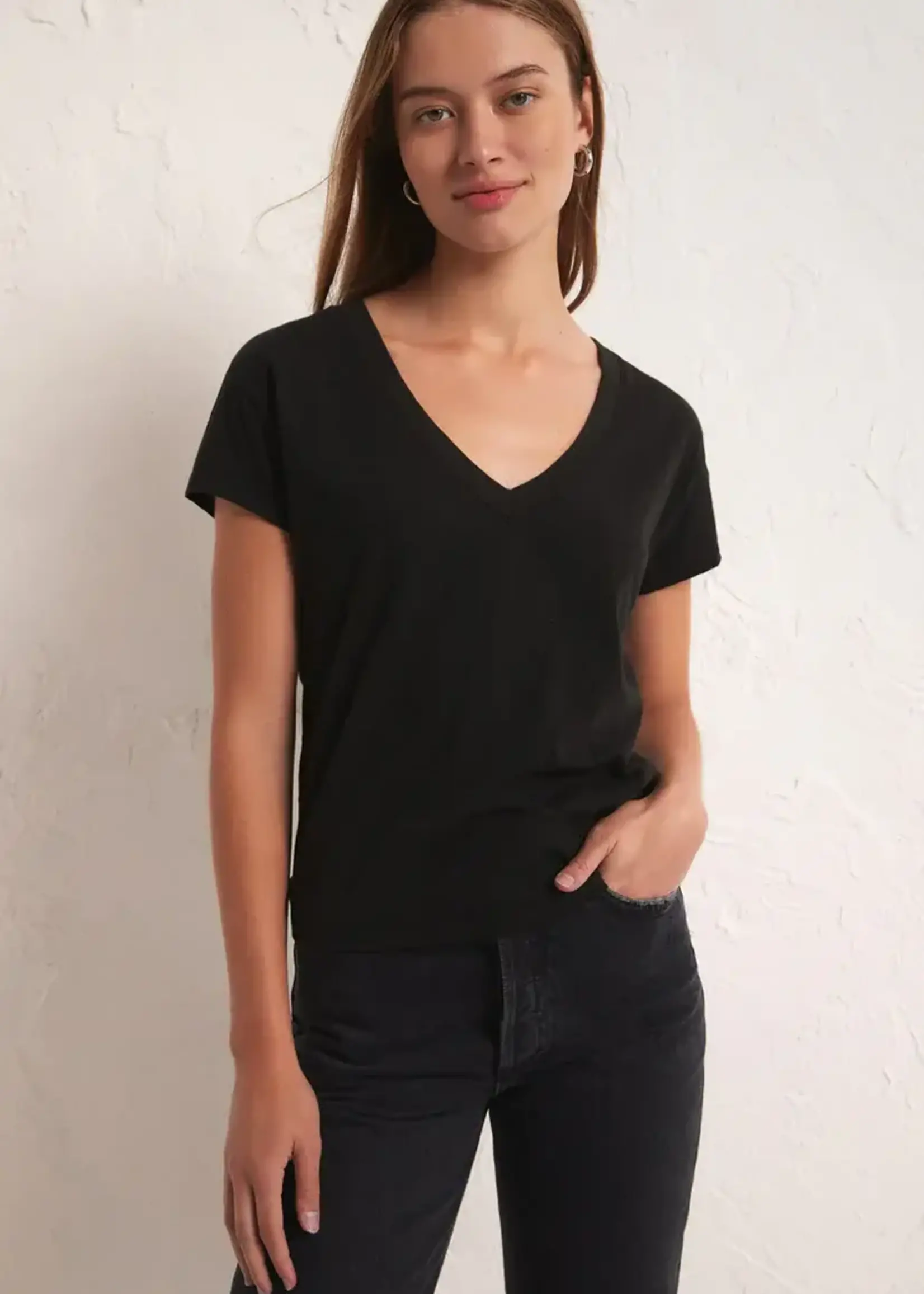 Z SUPPLY Modern V-Neck Tee