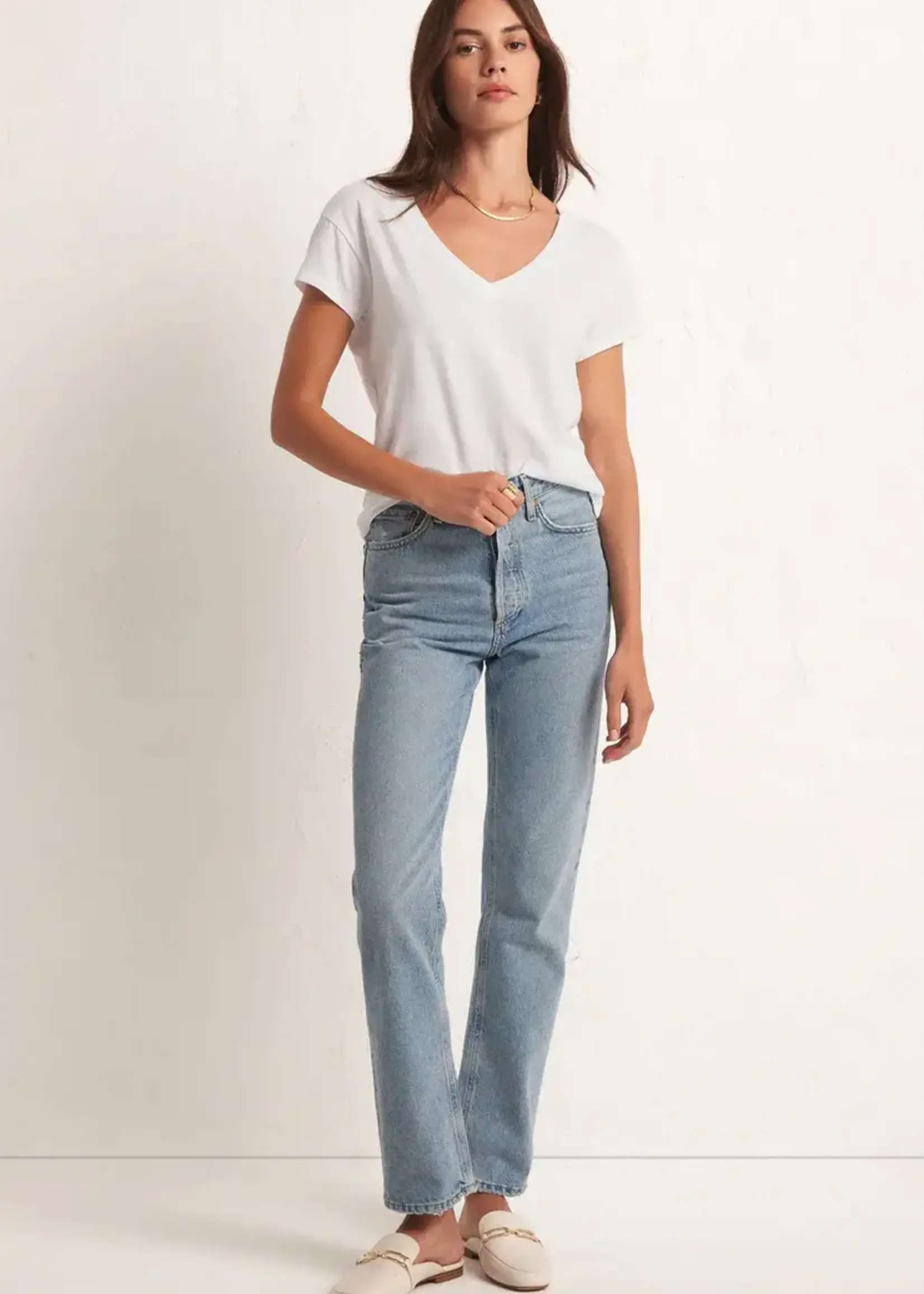 Z SUPPLY Modern V-Neck Tee