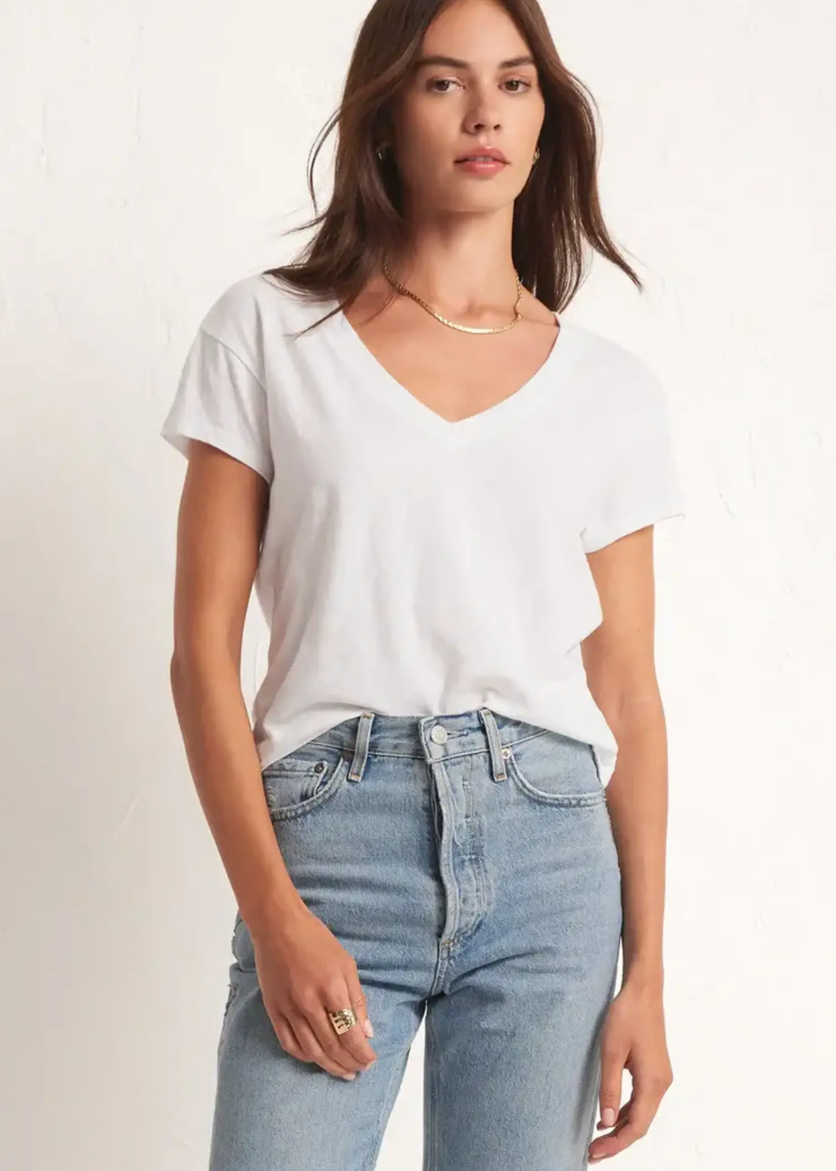 Z SUPPLY Modern V-Neck Tee