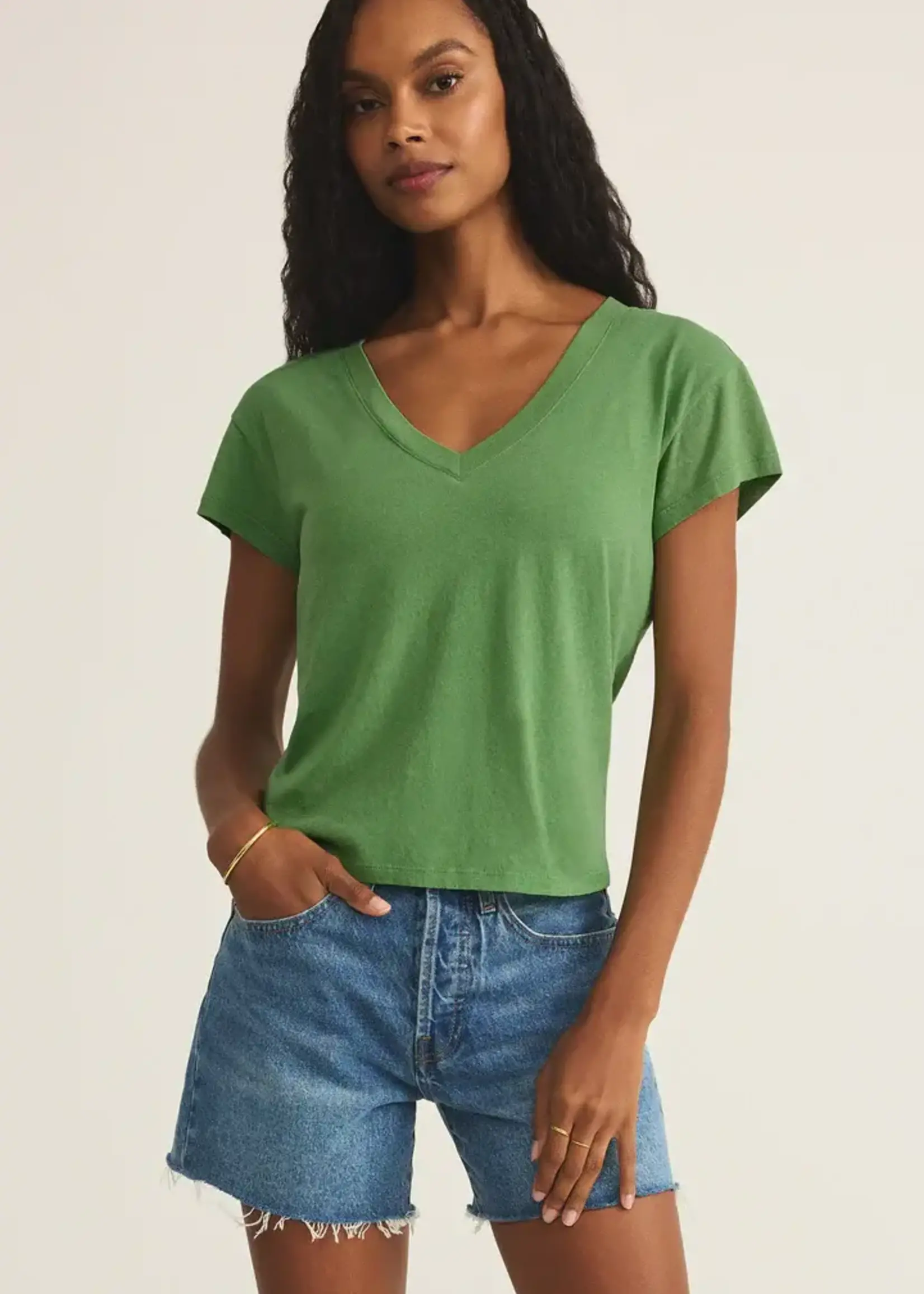 Z SUPPLY Modern V-Neck Tee