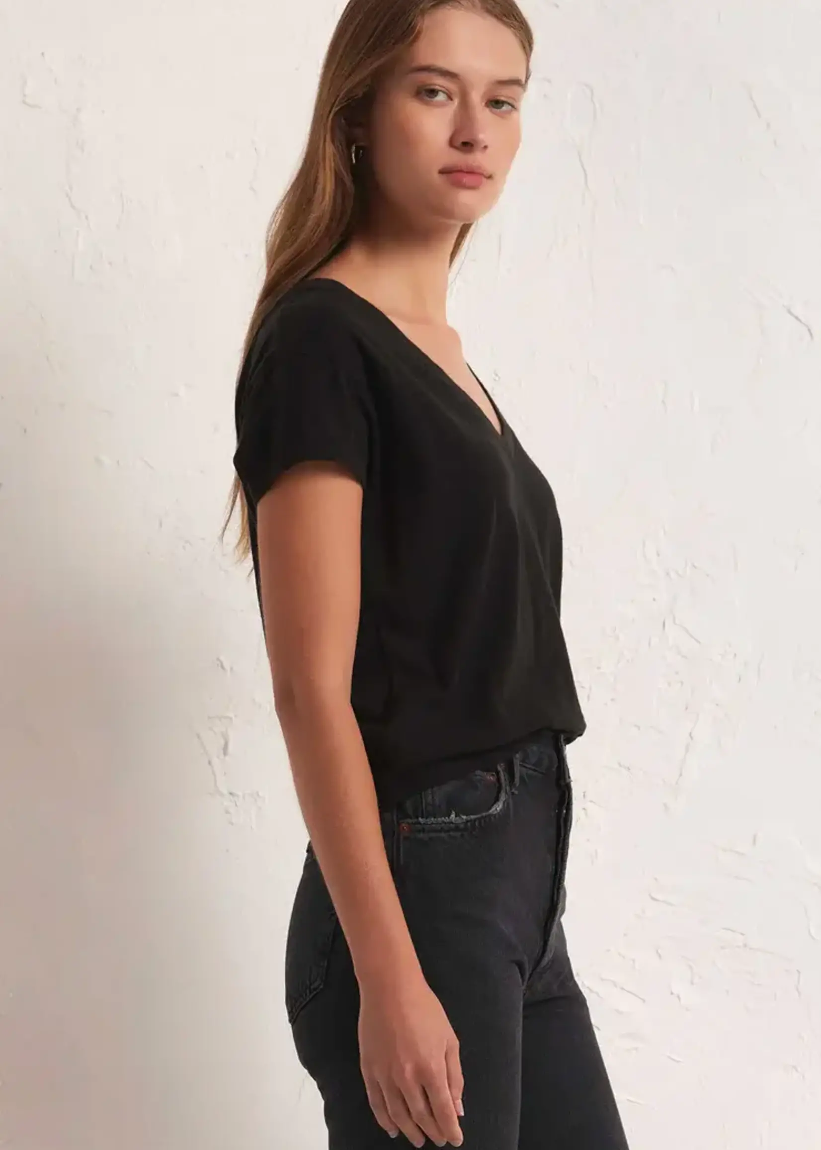 Z SUPPLY Modern V-Neck Tee