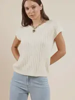 Sadie & Sage Jolie Short Sleeve Sweater