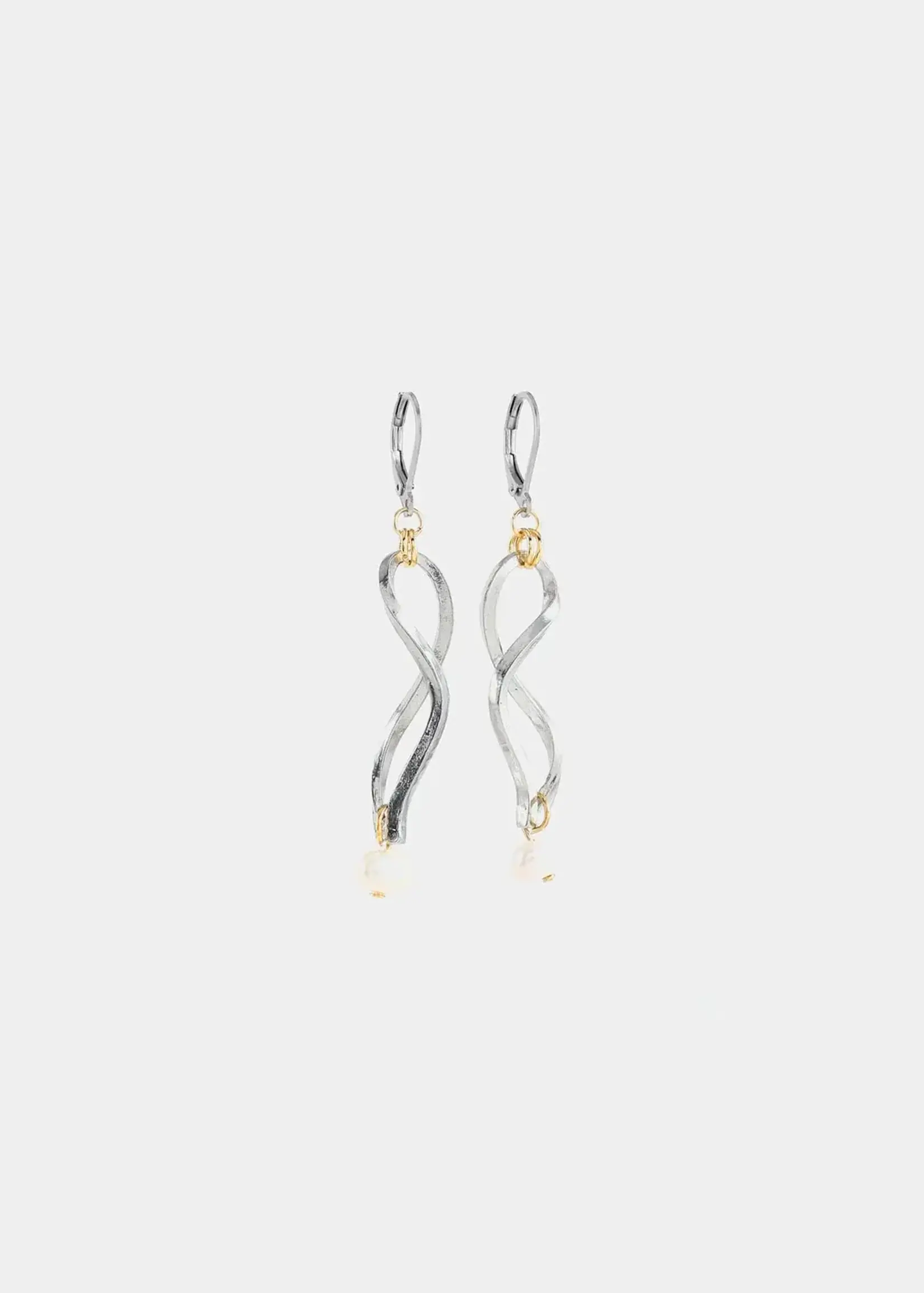 Anne-Marie Chagnon Fuyus Two Tone Earrings