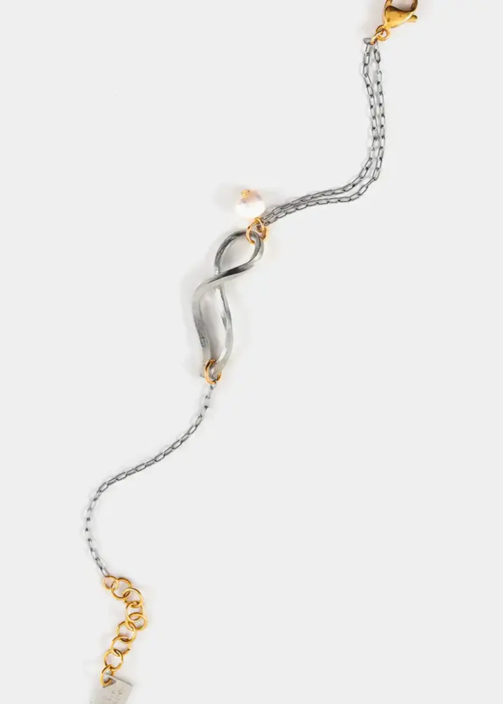 Anne-Marie Chagnon Aquarius Two Tone Bracelet