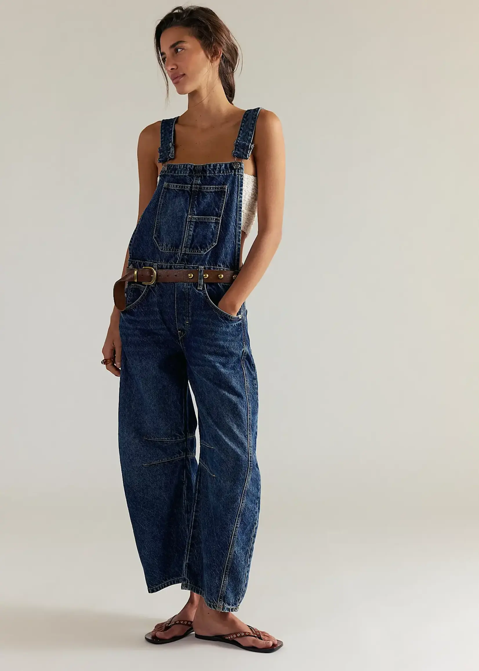 Free People Good Luck Overall