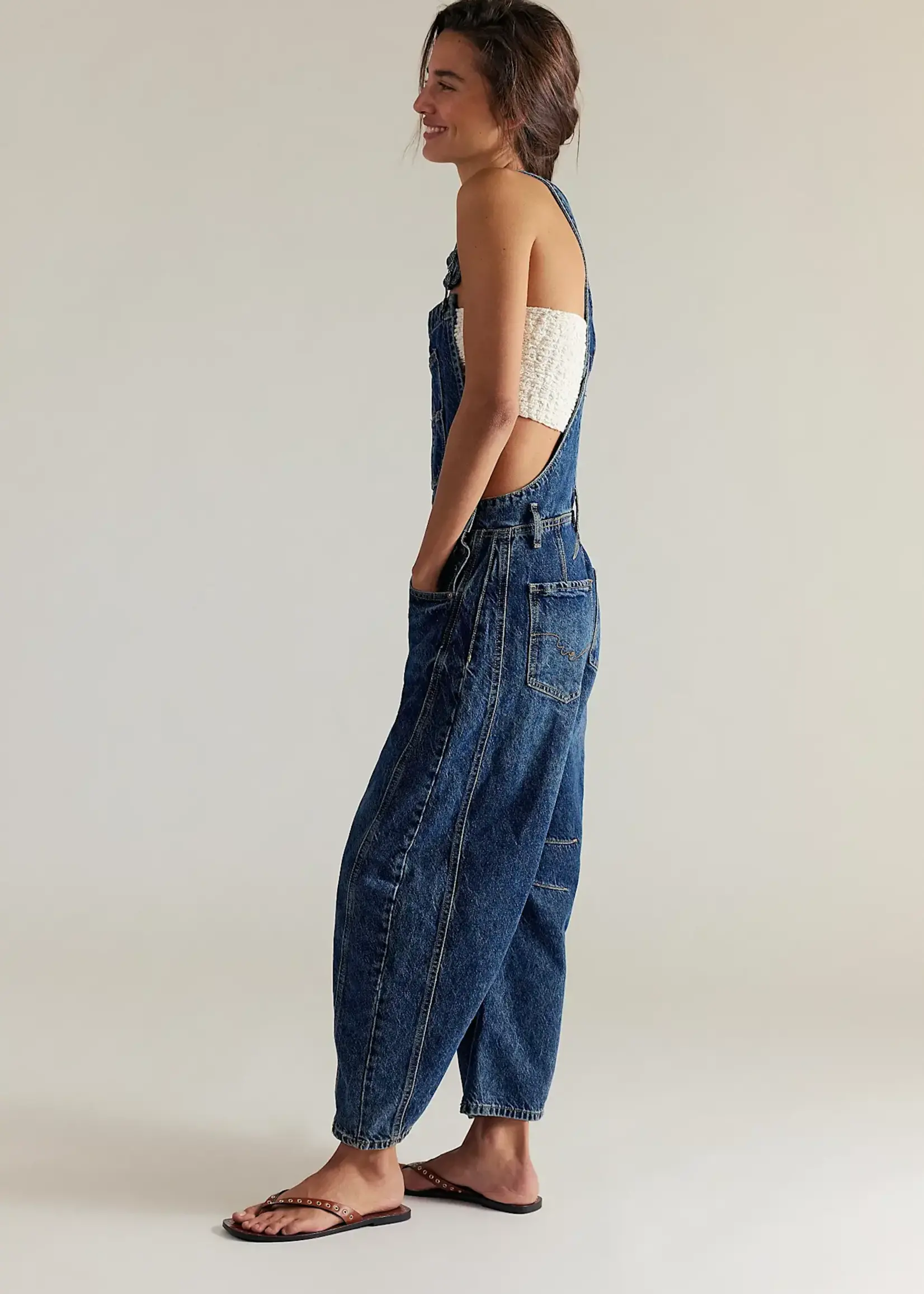 Free People Good Luck Overall