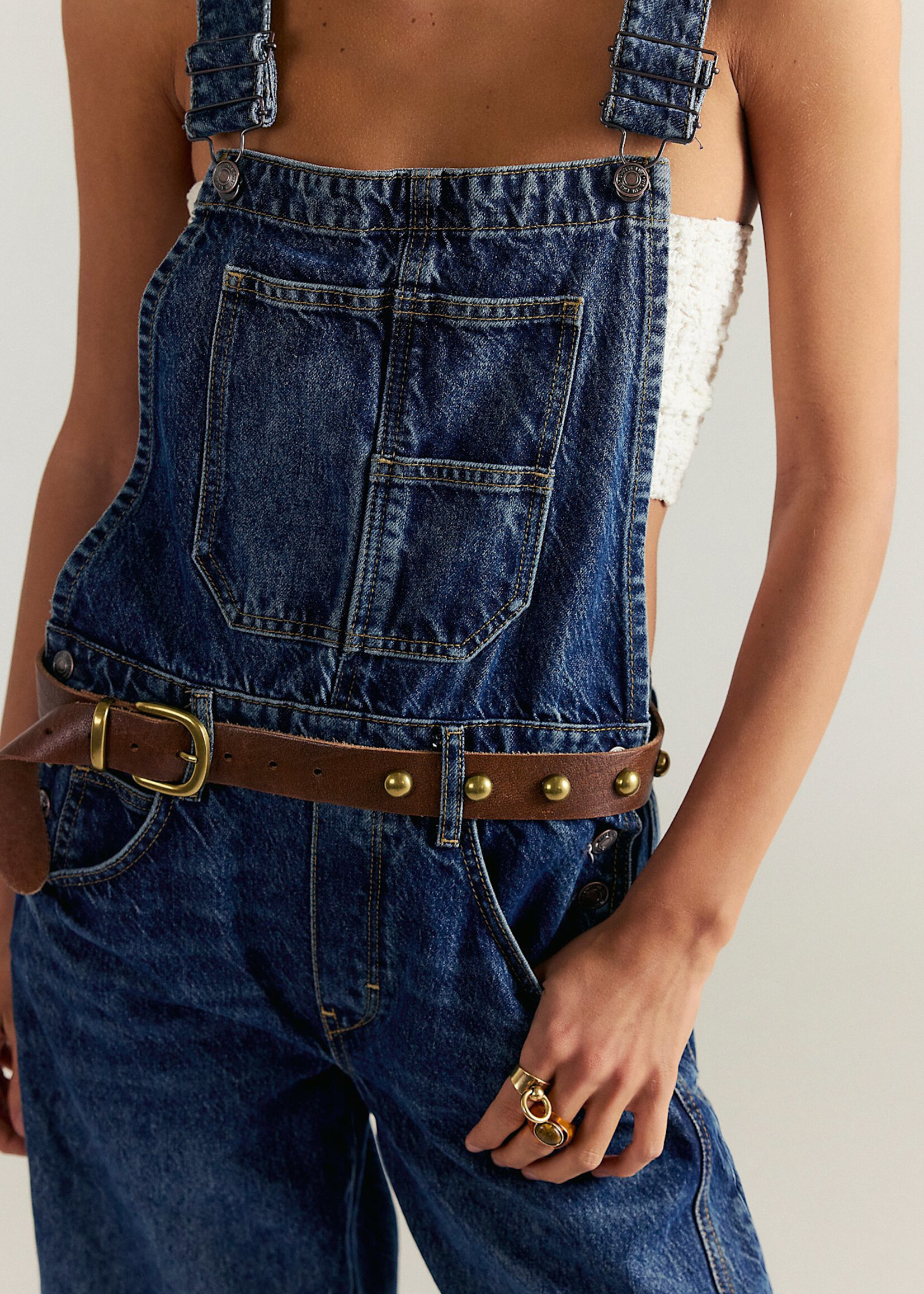 Free People Good Luck Overall