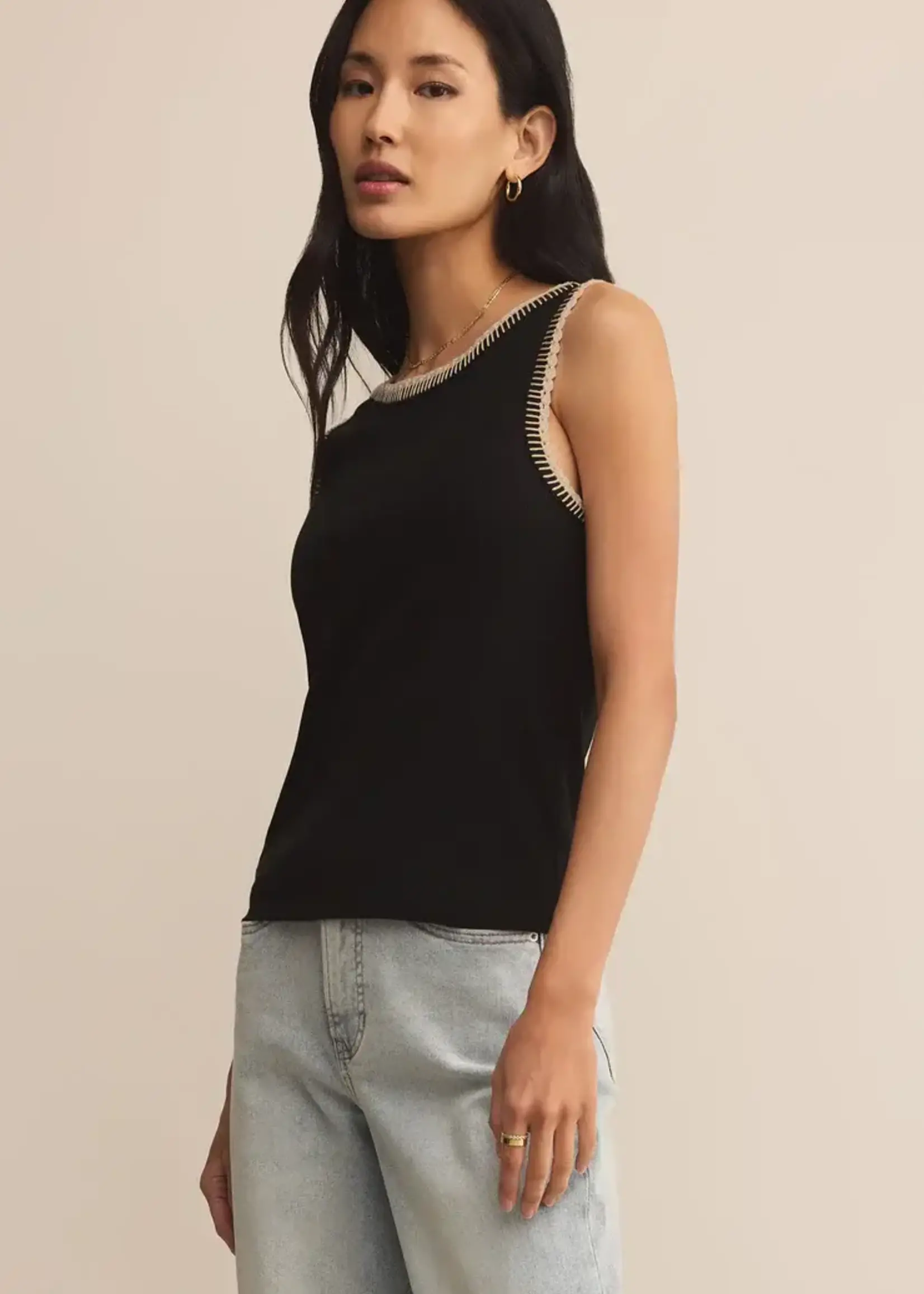 Z SUPPLY Social Whipstitch Tank