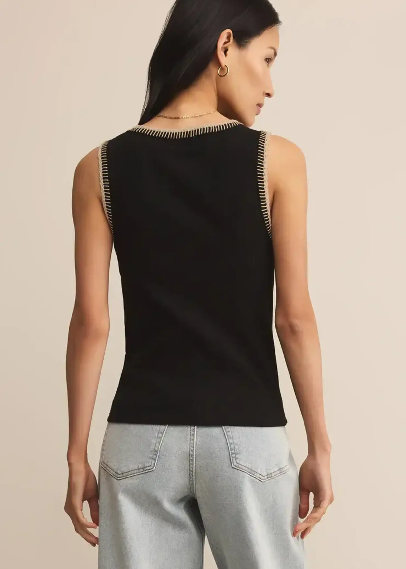 Z SUPPLY Social Whipstitch Tank