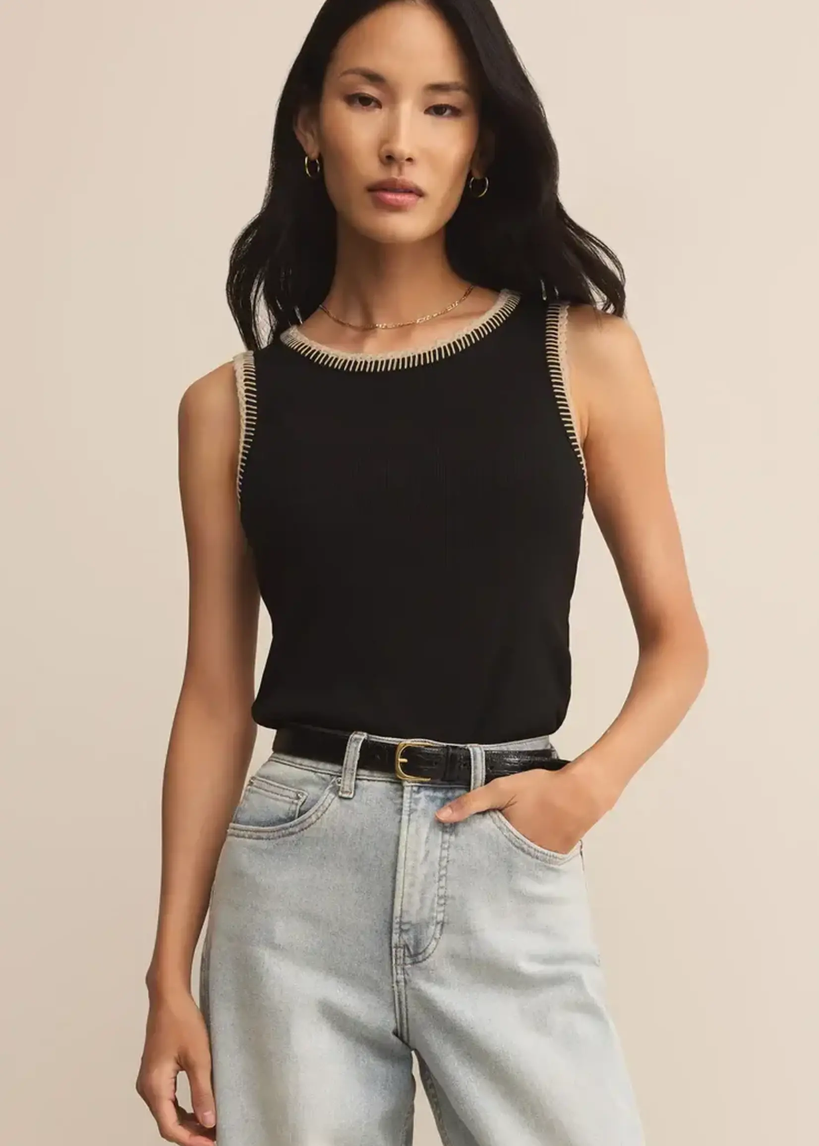 Z SUPPLY Social Whipstitch Tank