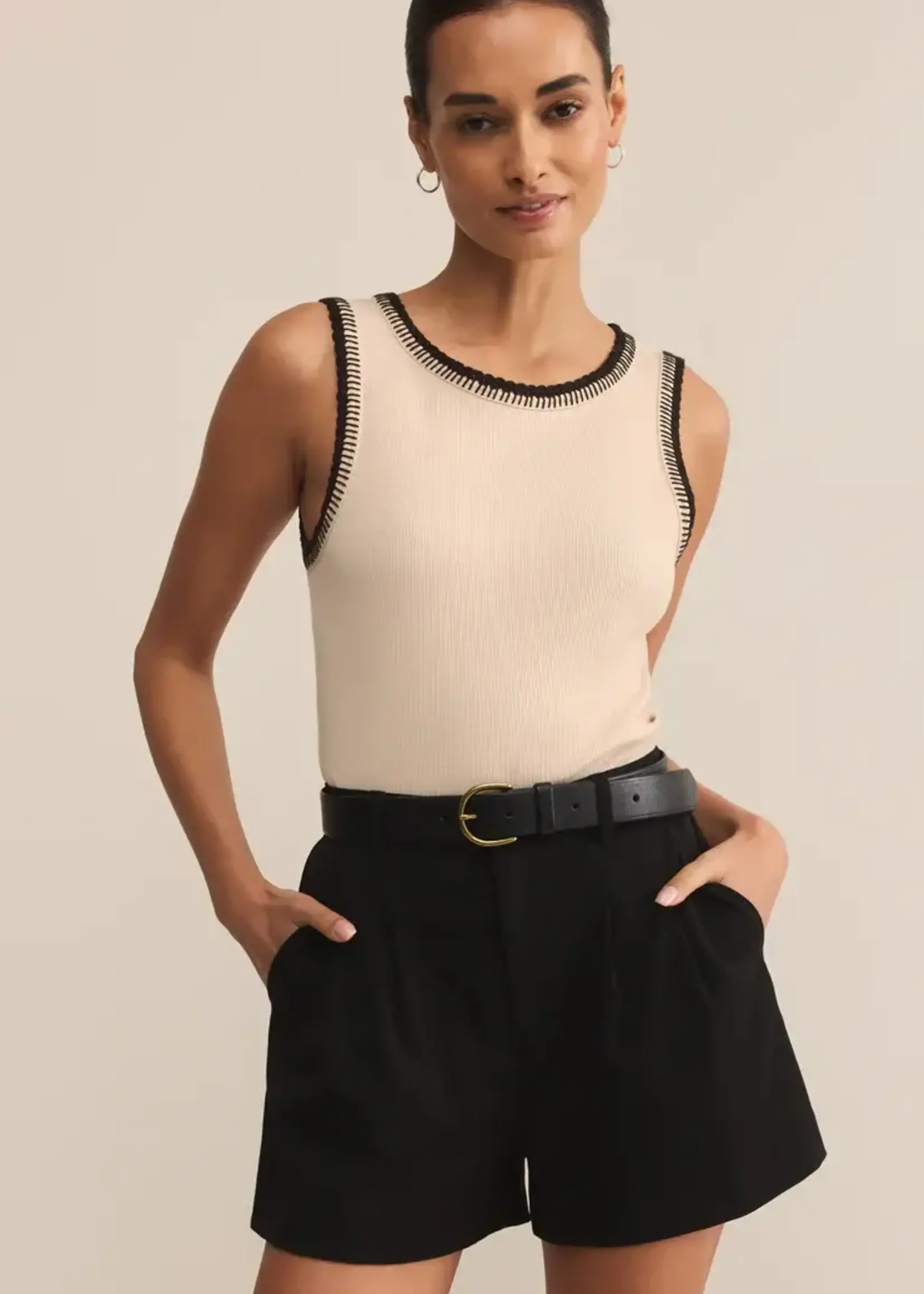 Z SUPPLY Social Whipstitch Tank