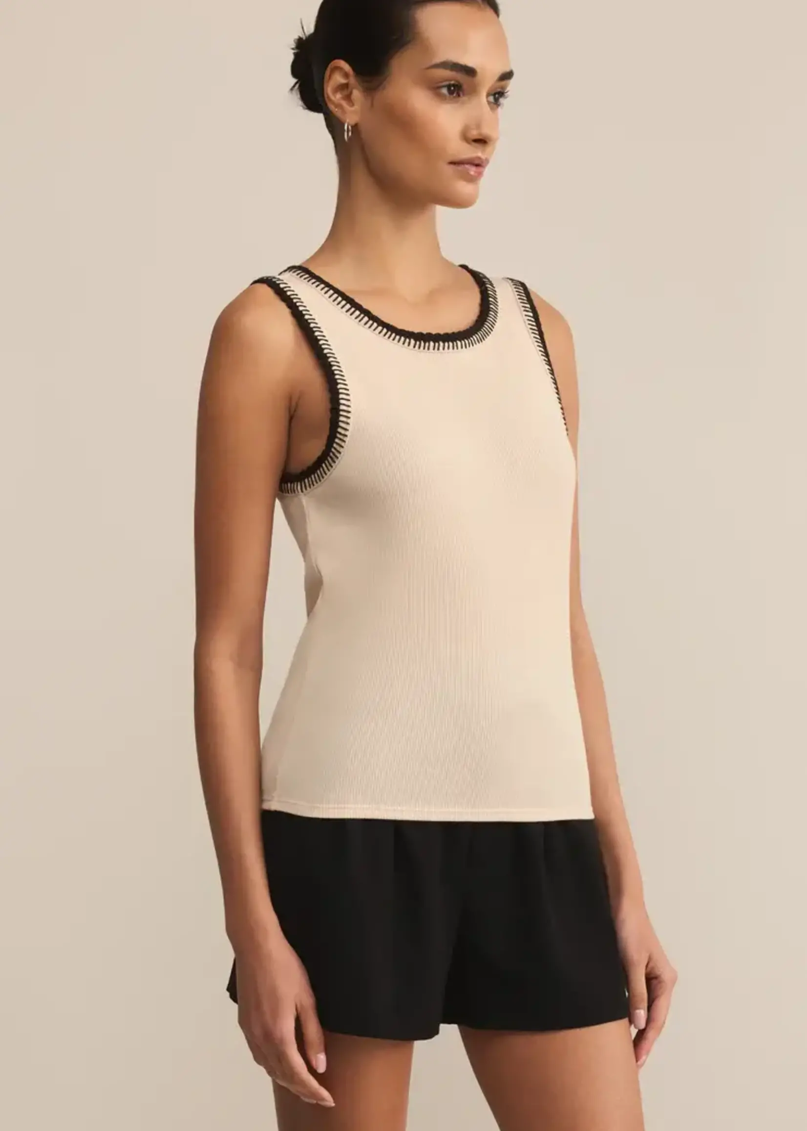 Z SUPPLY Social Whipstitch Tank