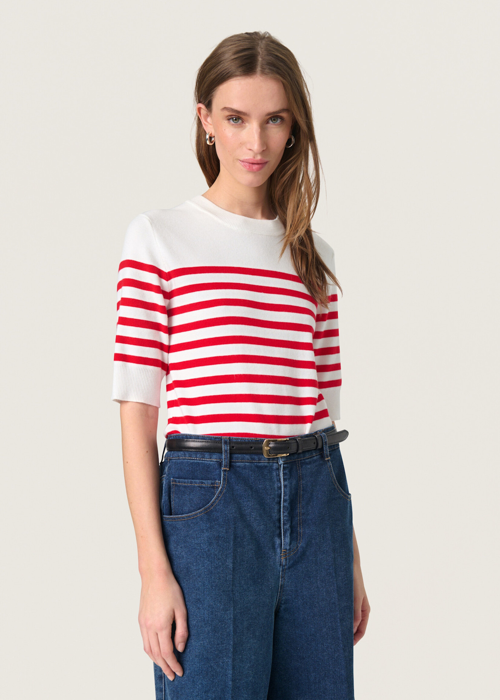 Soaked in Luxury Spina Striped Tee