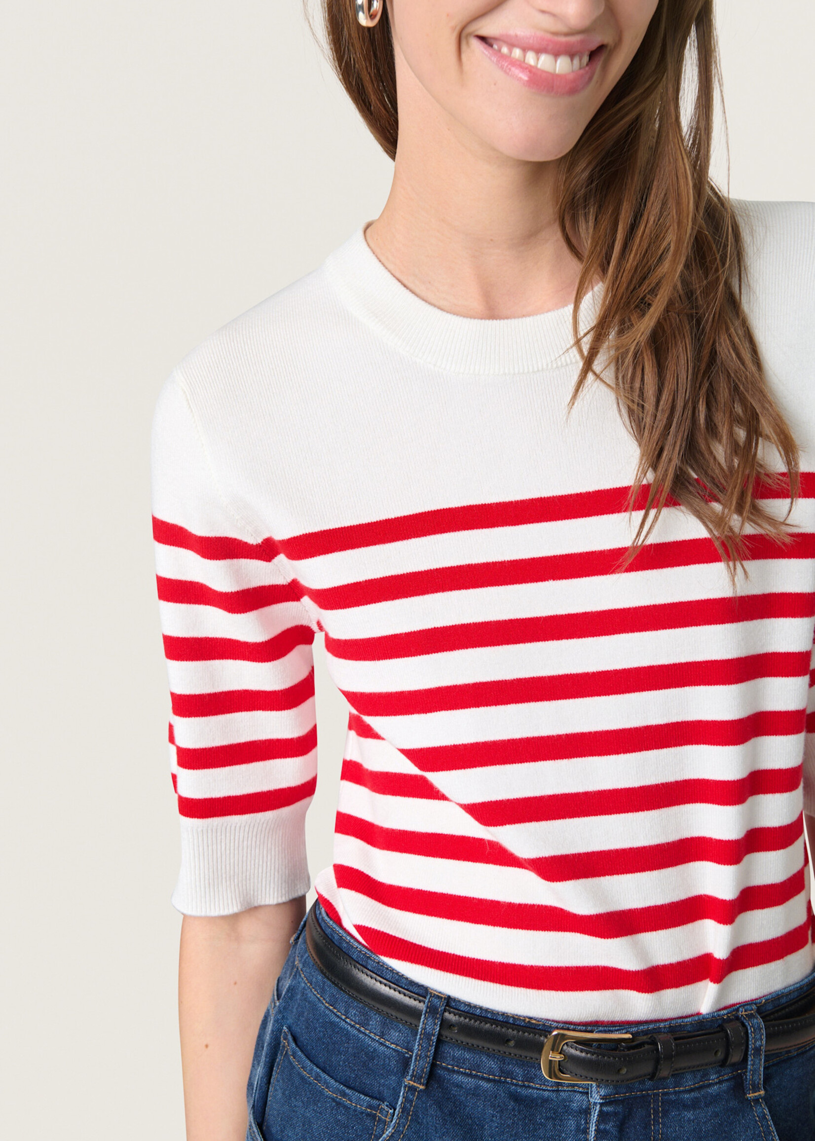 Soaked in Luxury Spina Striped Tee