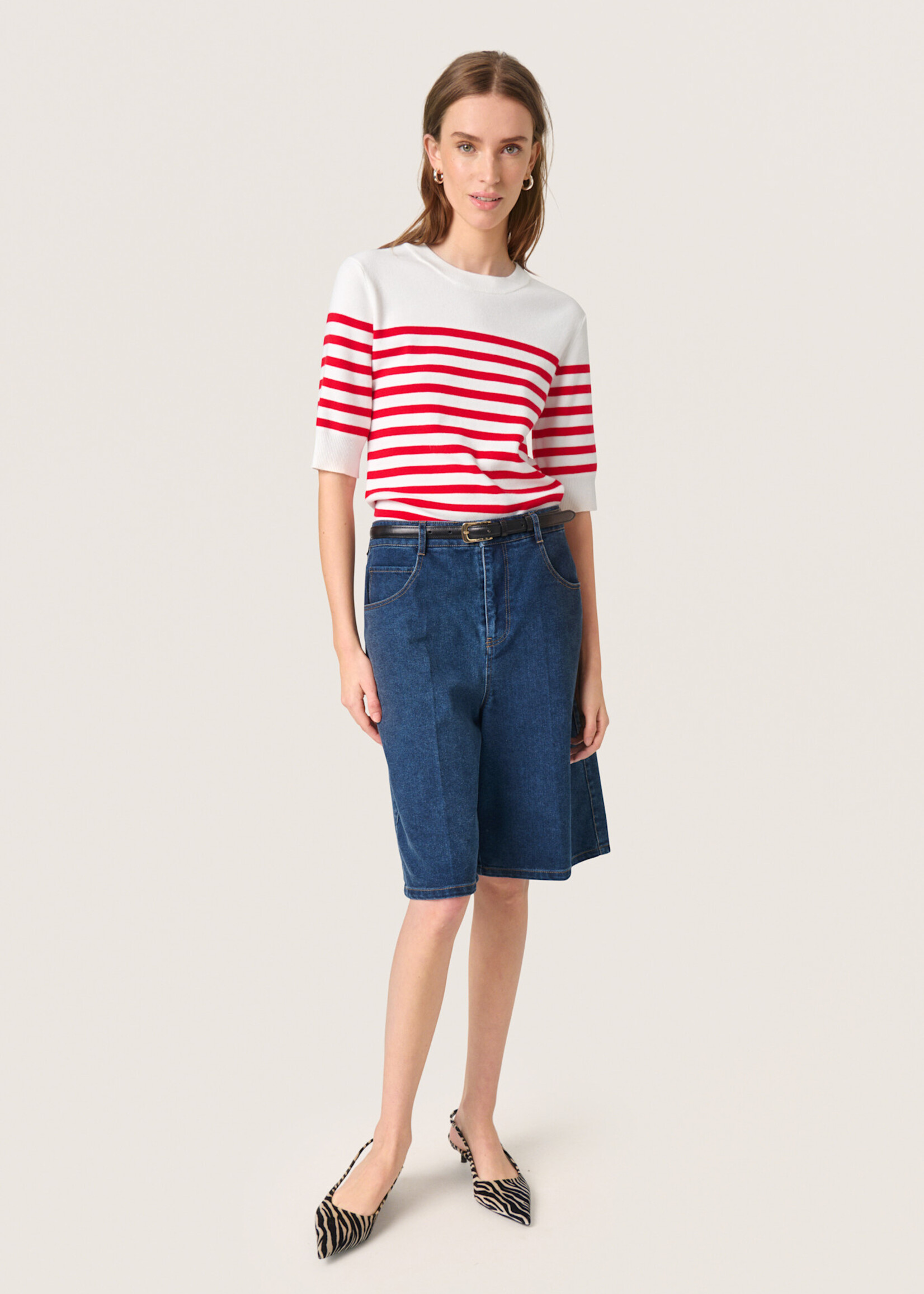 Soaked in Luxury Spina Striped Tee