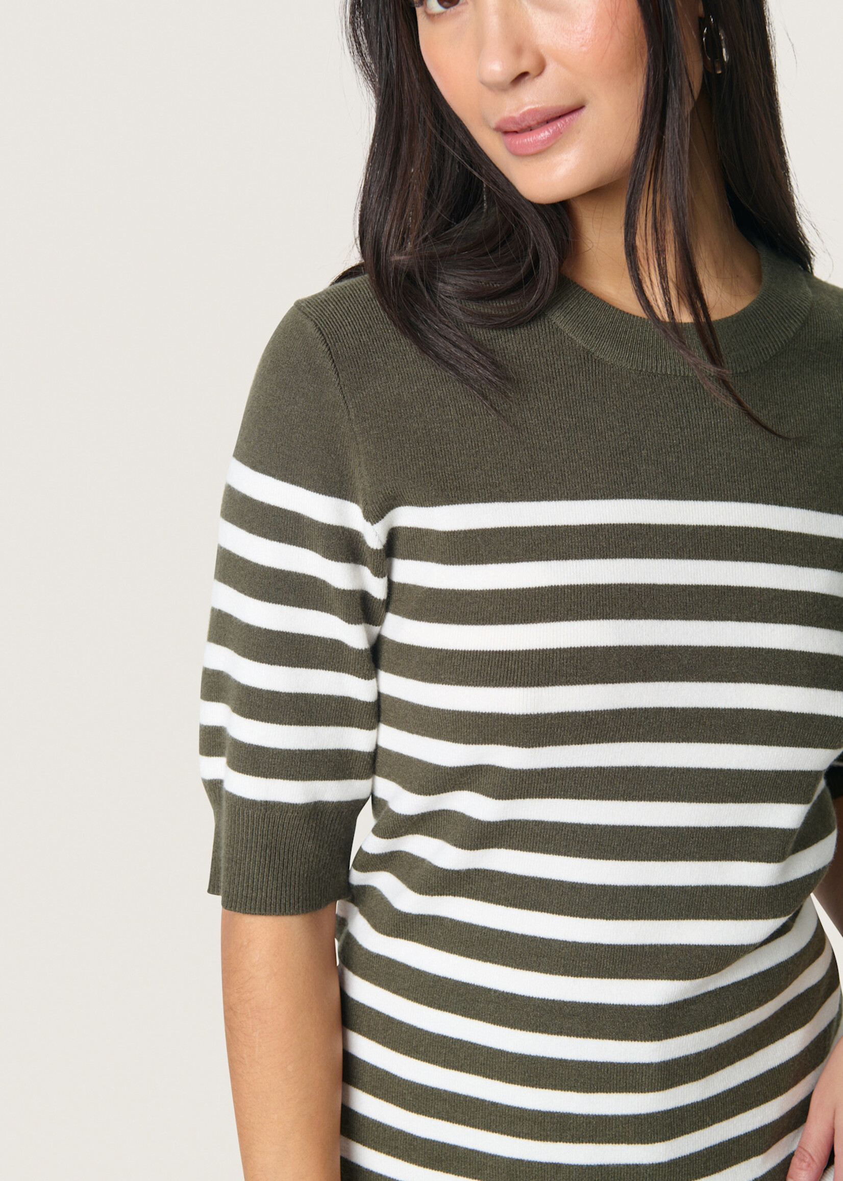 Soaked in Luxury Spina Striped Tee
